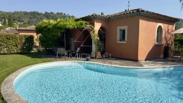 Single-storey villa facing Saint Paul de Vence village — photo 2