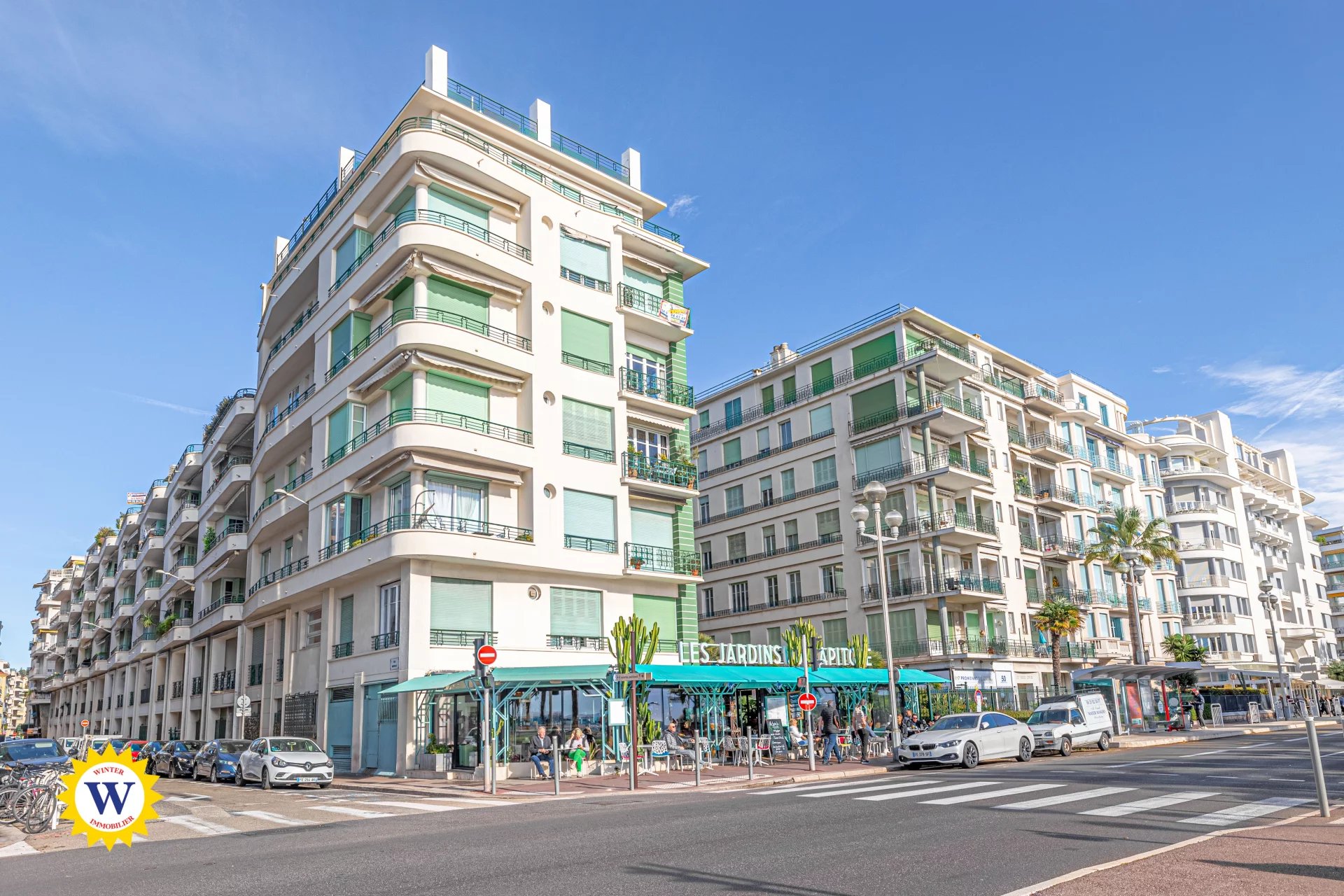 NICE PROMENADE DES ANGLAIS / LE CAPITOLE - 2 pièces en parfait état de 60 M2 avec terrasse ensoleillée,  aperçu mer ! Une cave au sous-sol ! A 2 min. à pied de la prom et de la plage — photo 3