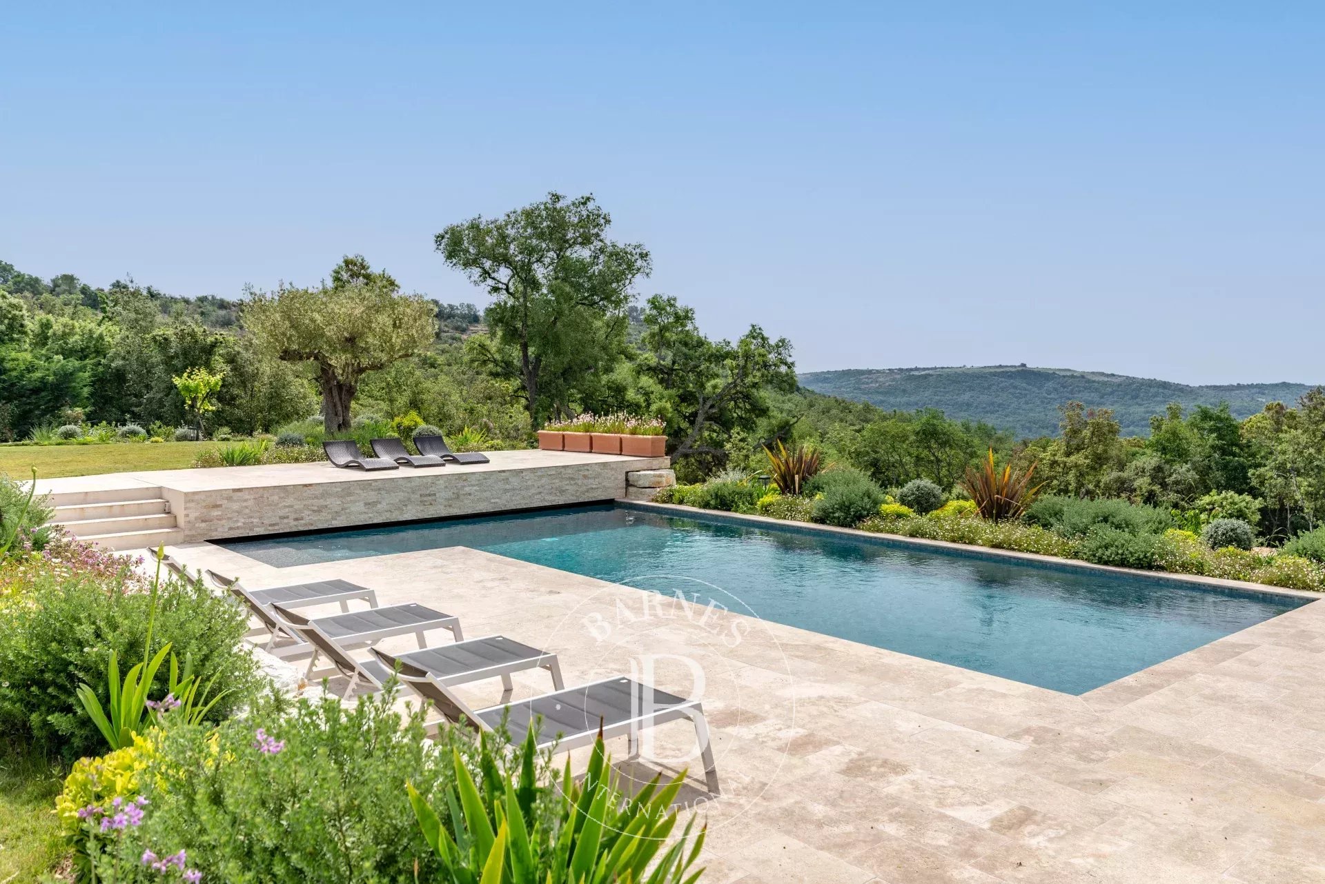 Roquefort-les-Pins - Sea and hills panoramic views - Newly built family villa - picture 5
