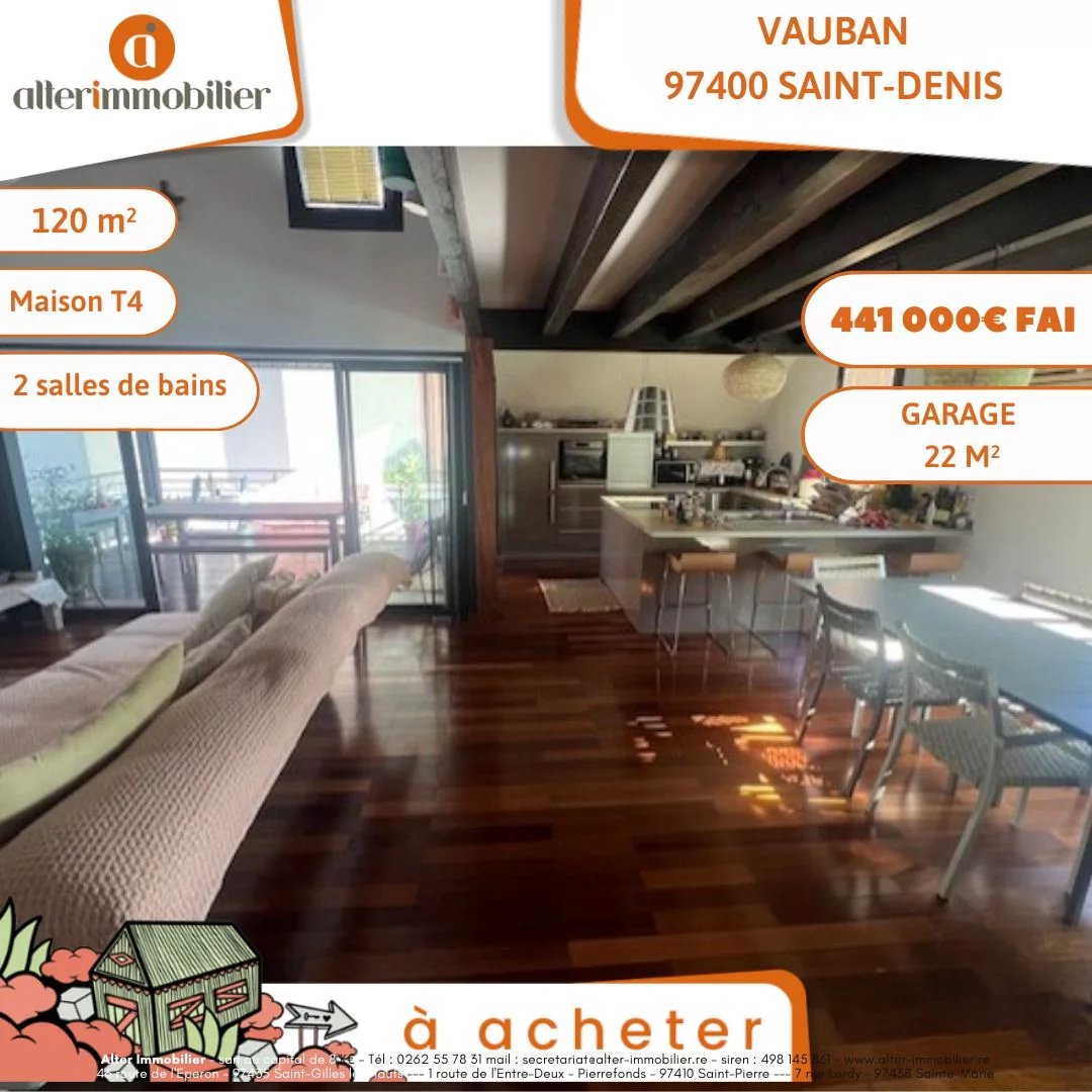 Vente Maison Saint-Denis