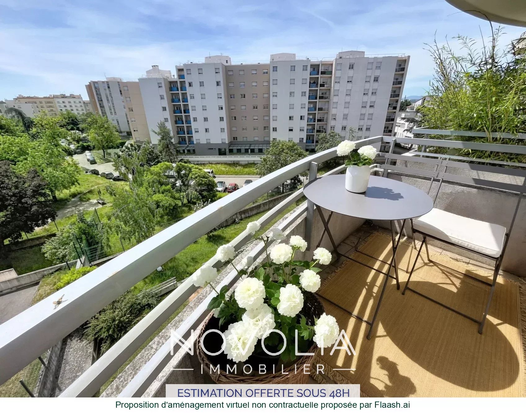 Achat Appartement Surface de 62.99 m�/ Total carrez : 62.99 m�, 2 pi�ces, Lyon 8�me (69008)