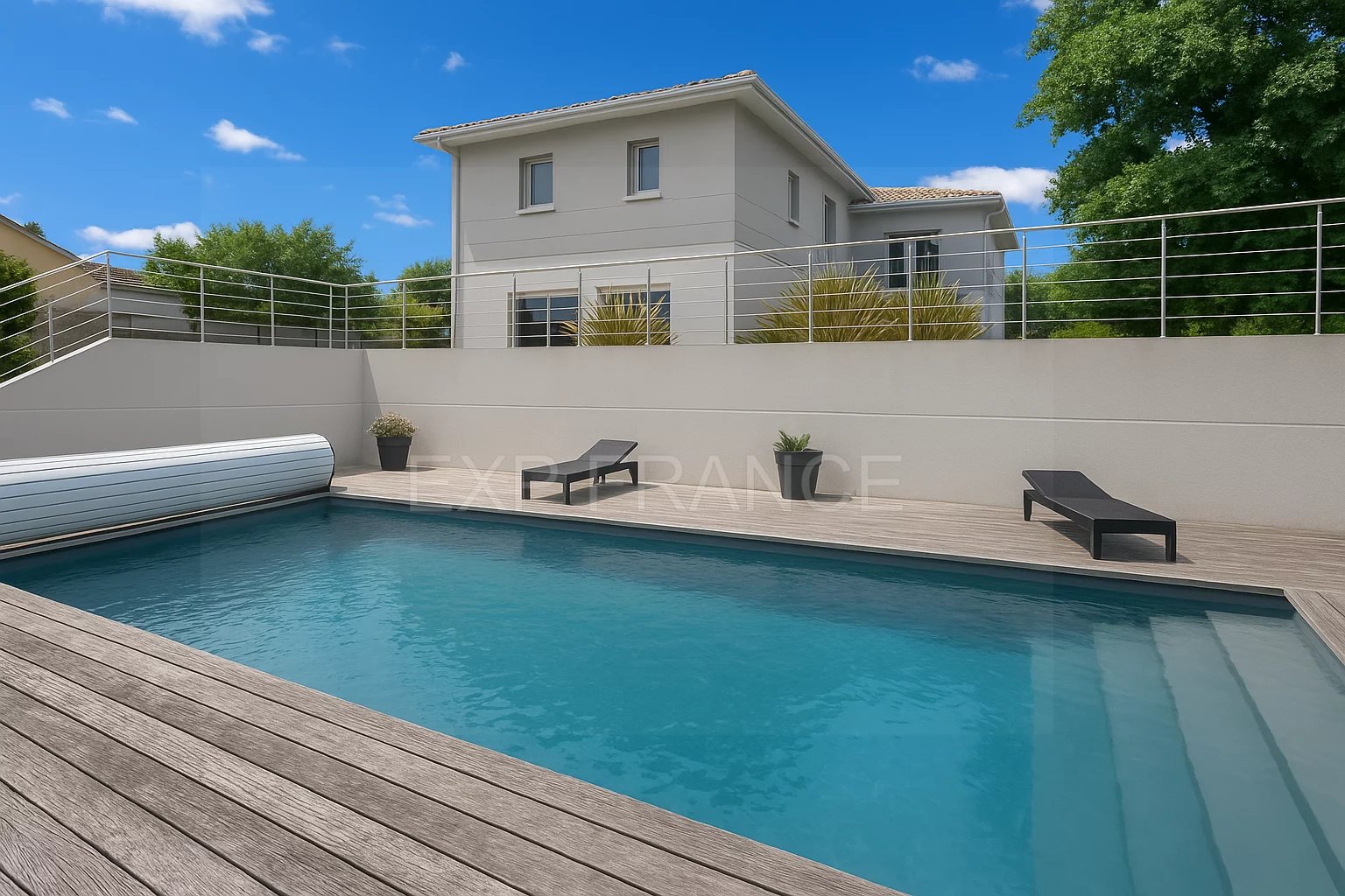 🏡 Maison contemporaine 254 m² – Double habitation – Piscine & calme – Pompignac