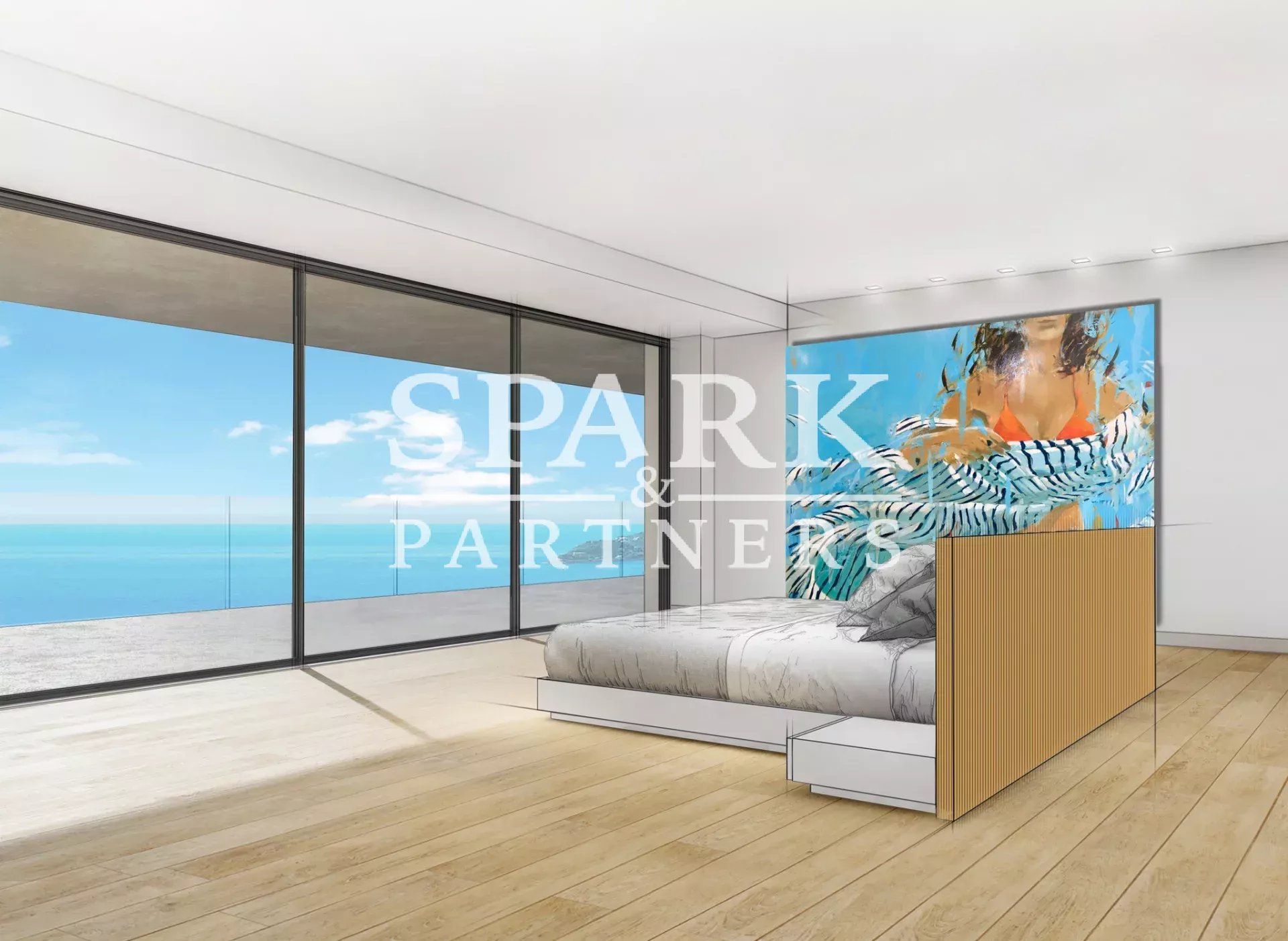 Cap D'Ail - Villa vue mer et piscine