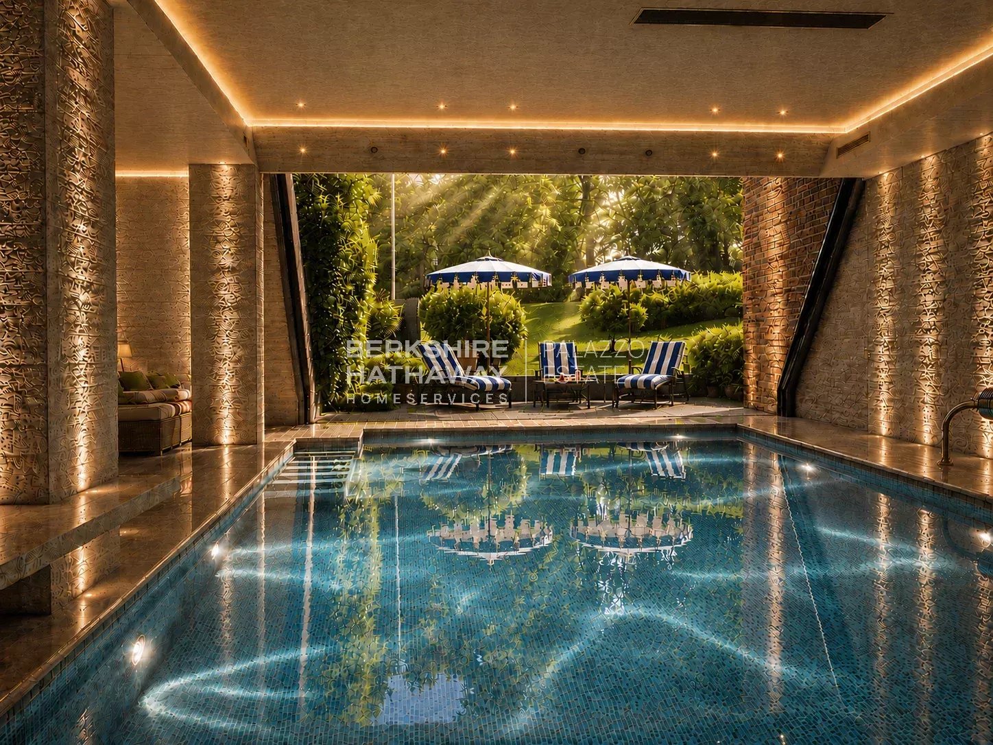 Lake Como's area - modern villa with pool and garden