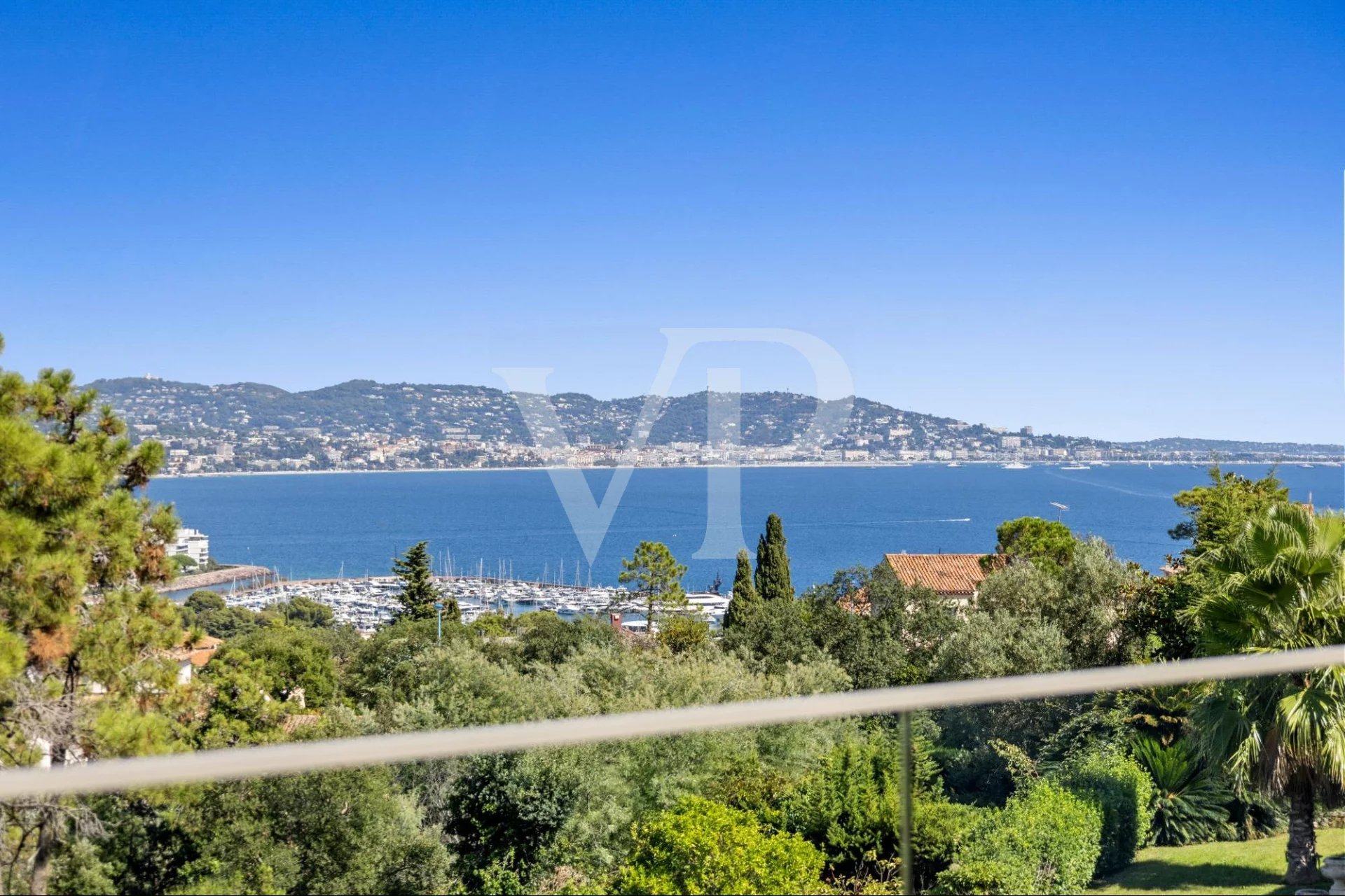Near Cannes —  Contemporary Elegance with Sea View