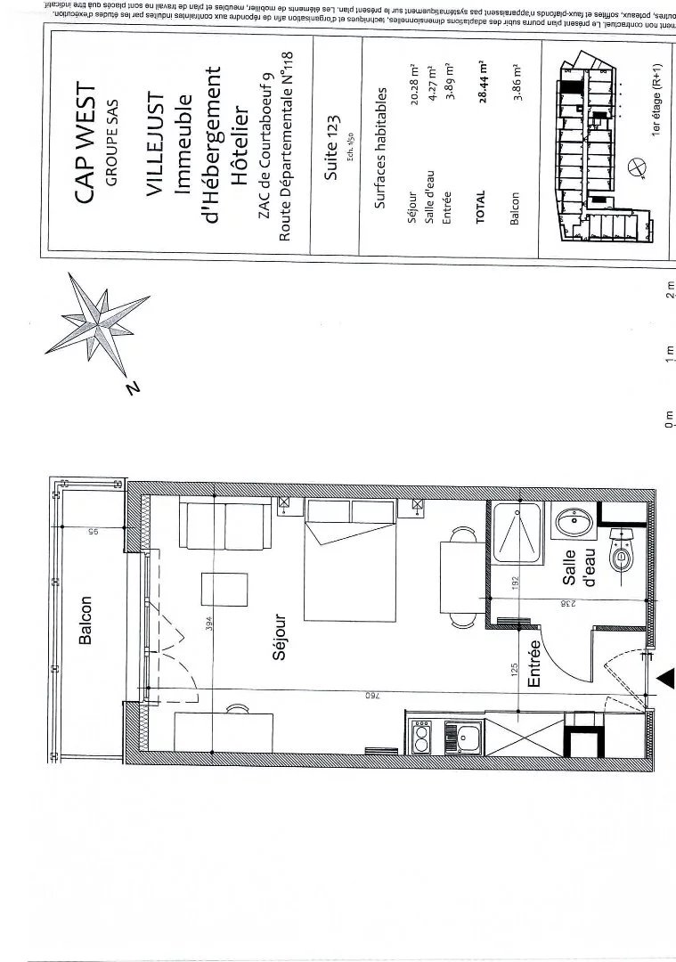 INVESTISSEMENT LOCATIF – VILLEJUST – Résidence Cap West Villejust* - 6.37% de rentabilité