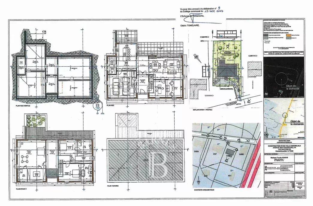 Magnificent building plot of almost 13 ares facing South