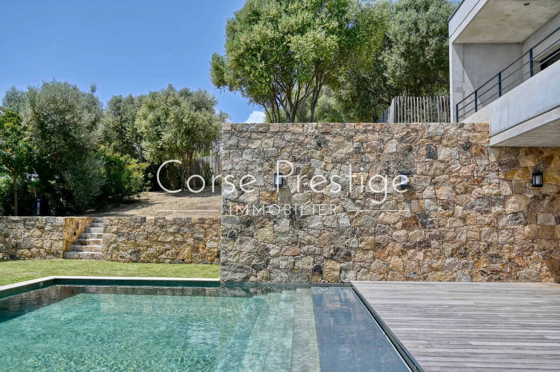 villa contemporaine - vue mer et piscine - golfe du valinco image3