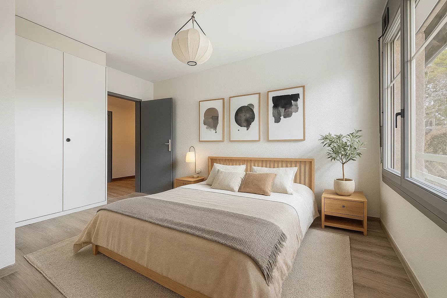 Appartement rénové de 3,5 pièces