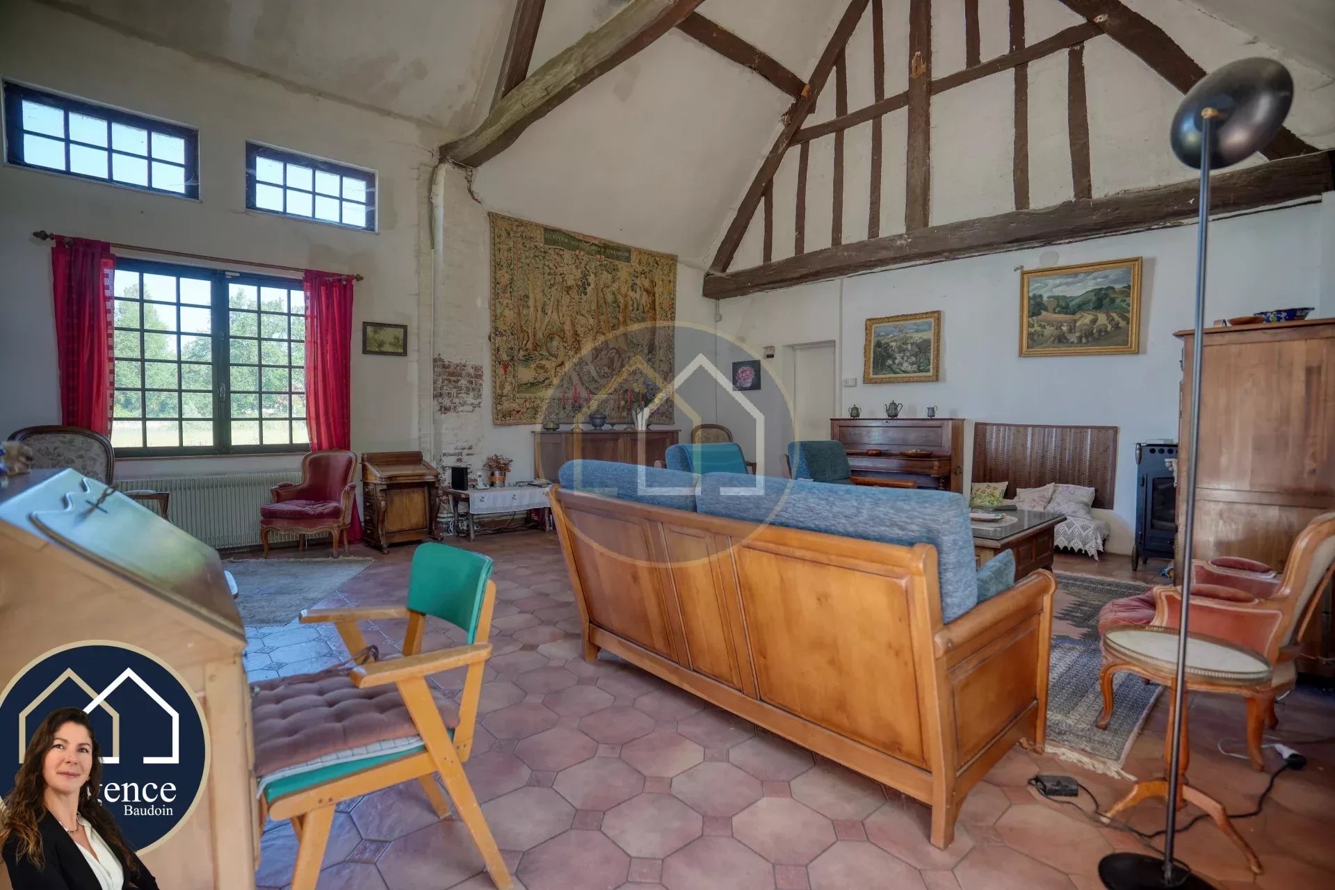 AUTHENTIQUE CHAUMIÈRE DE CHARME, 265 m², 5 CHAMBRES, GARAGE, SANS AUCUN VIS-A-VIS !