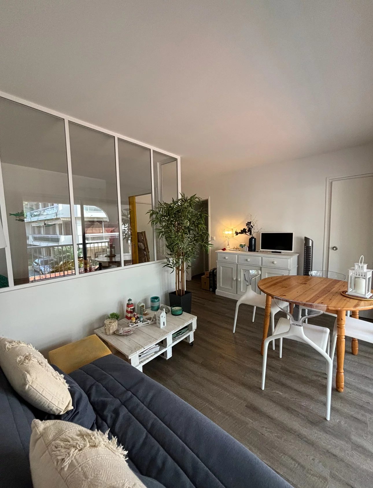 Appartement T1 en seconde ligne de mer avec terrasse de 7,4