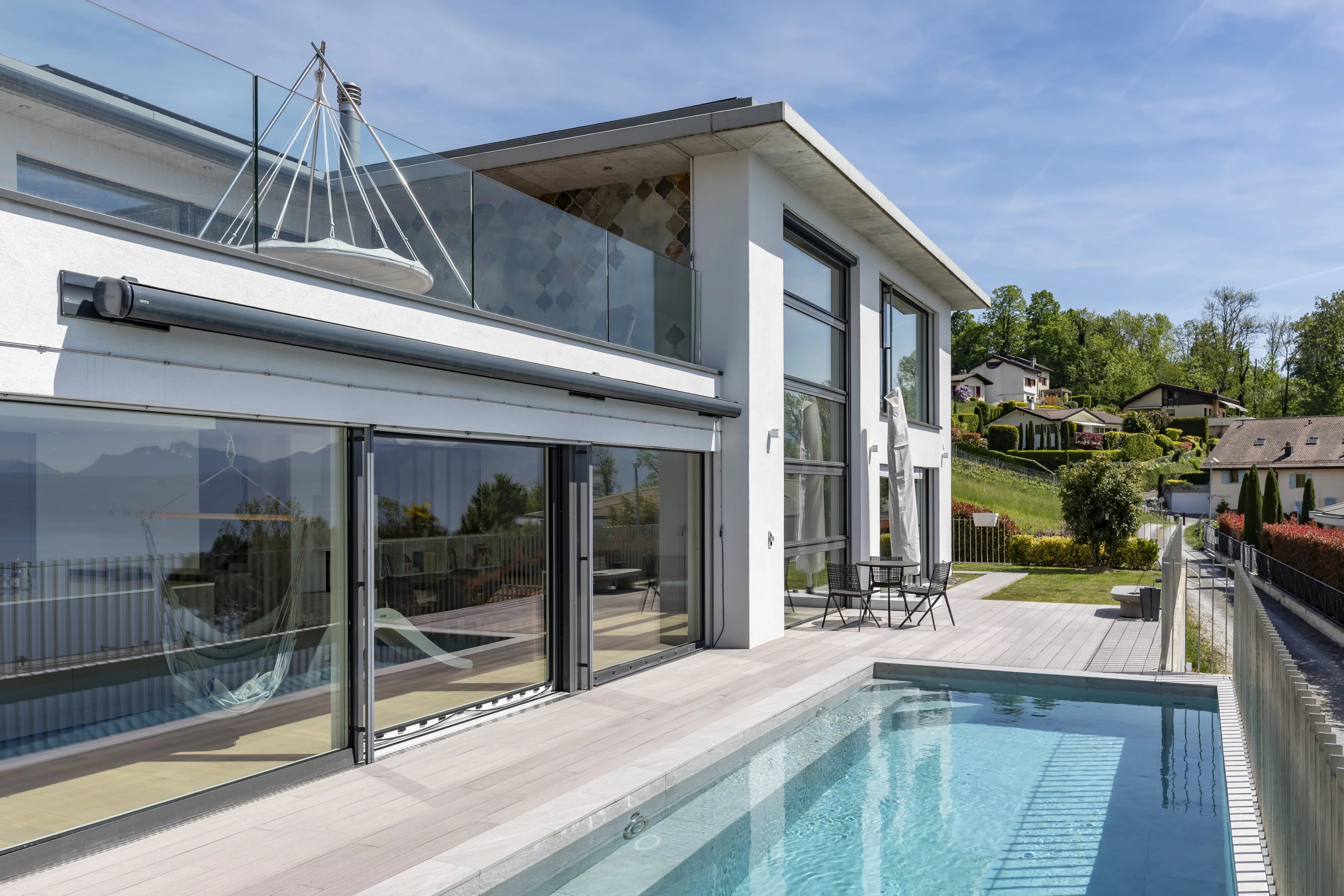 Exceptional contemporary villa in Lutry with lake view