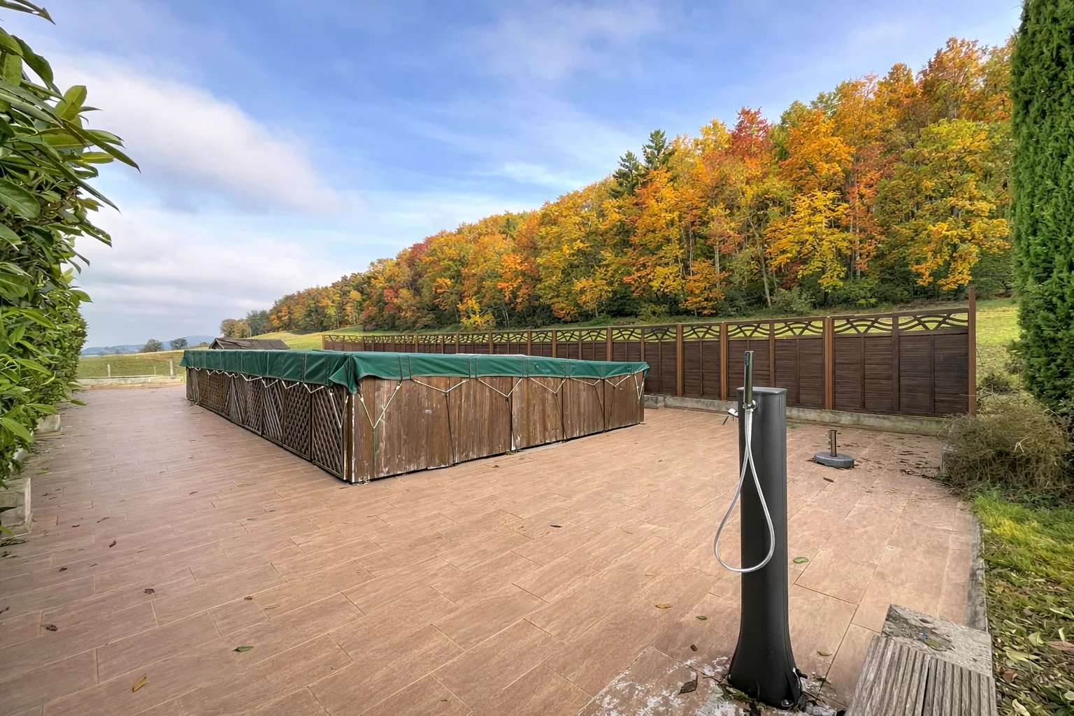 dans un écrin de verdure