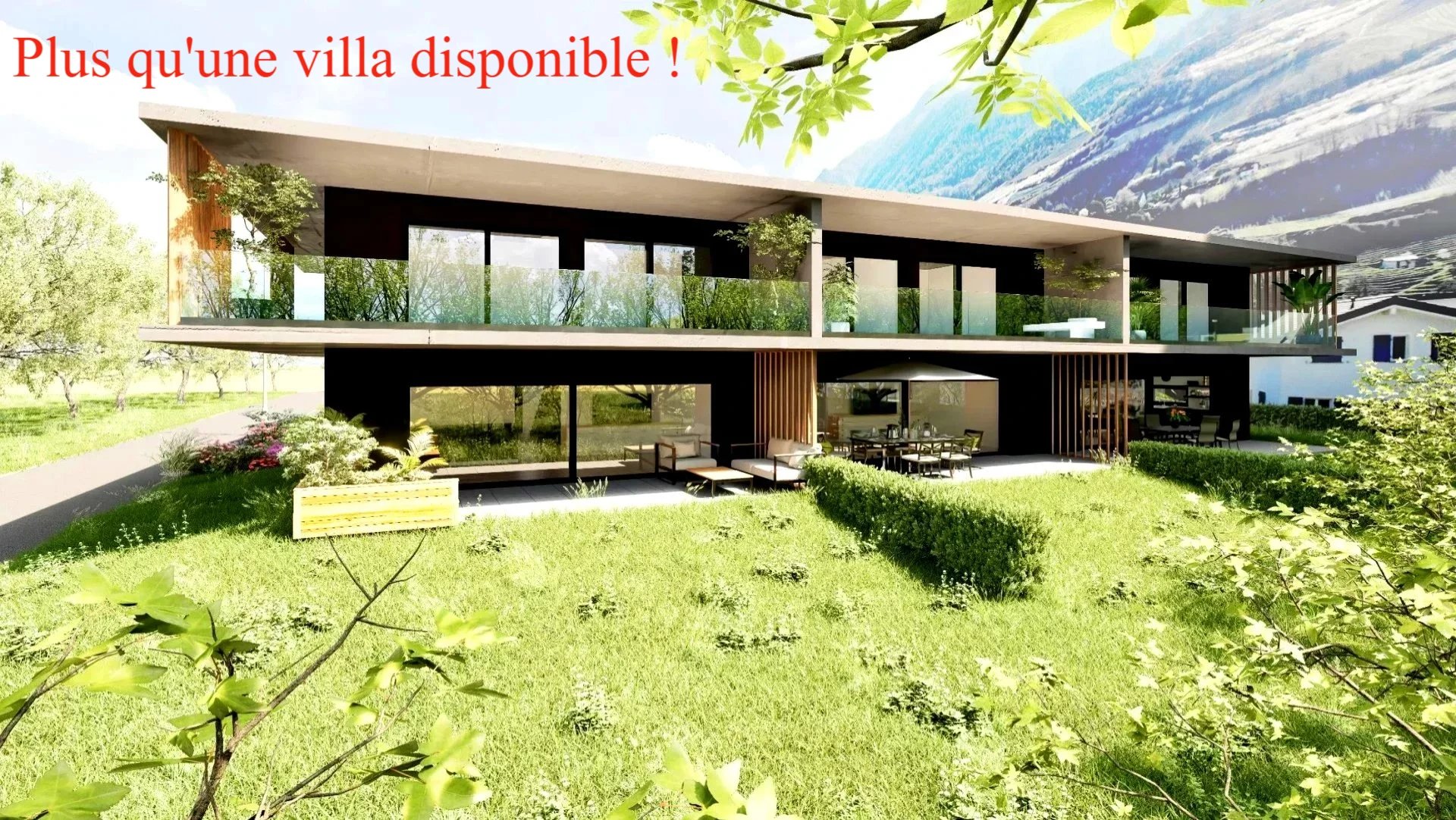Magnifique villa neuve à Saxon