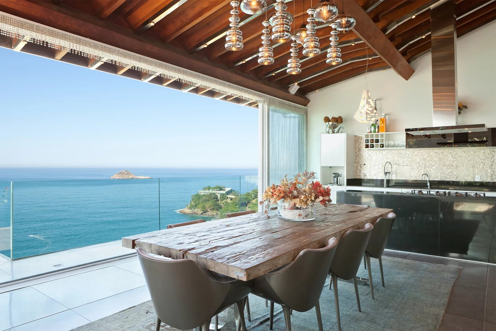 Villa spectaculaire vue sur la mer à Joá  Rio de Janeiro