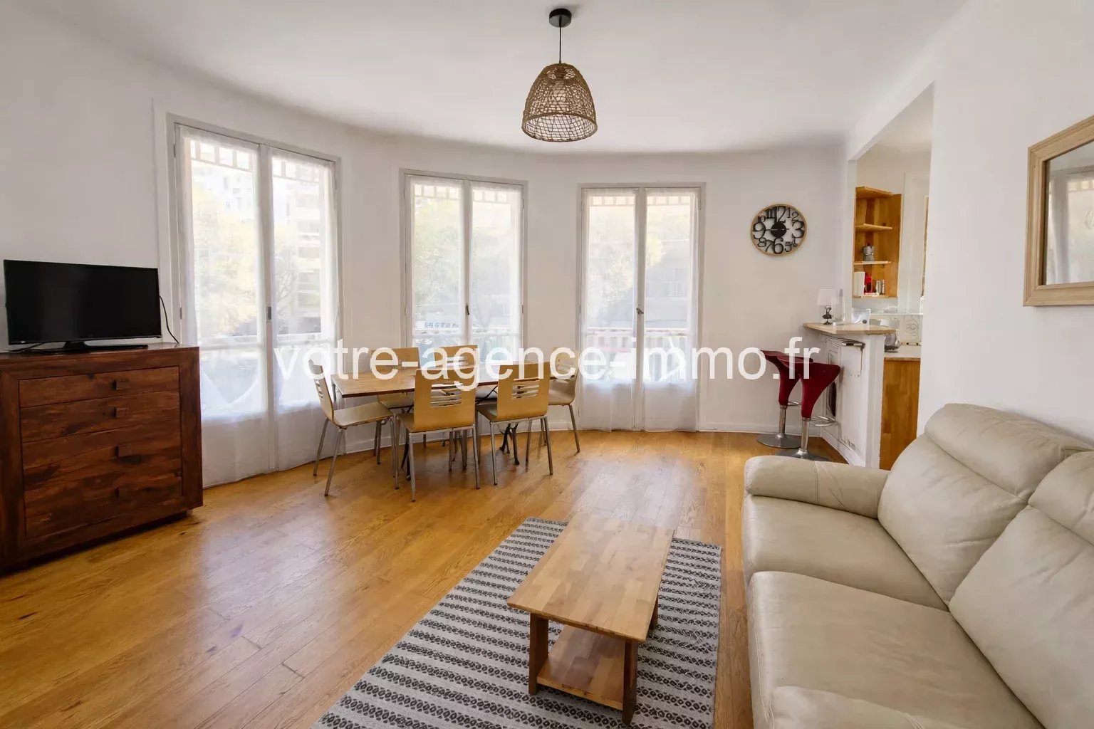 Nice – Gorbella / 3 pièces meublé avec balcon