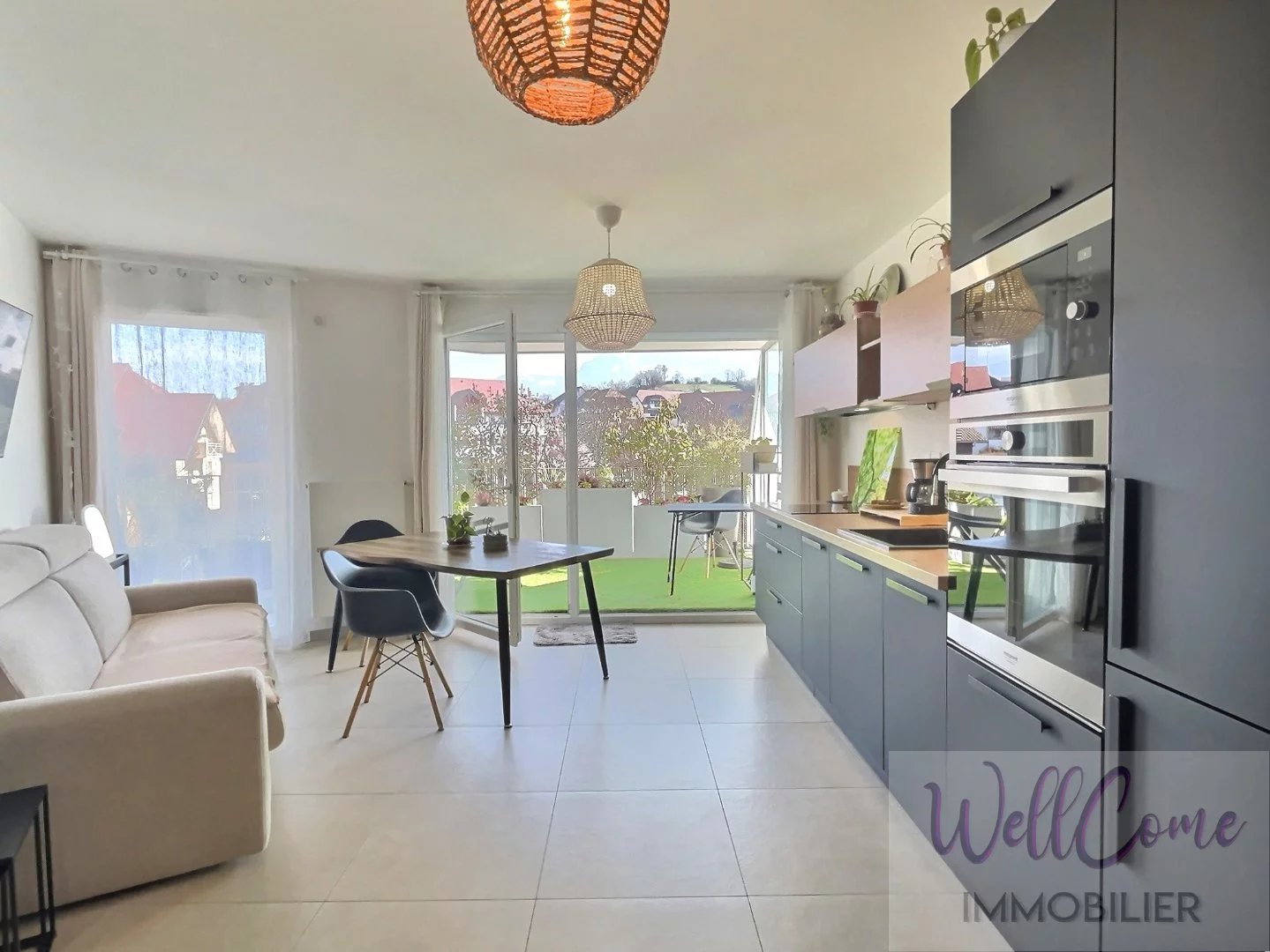 Exclusivité ! Appartement T2 en état neuf + garage à Annecy Centre-Nord