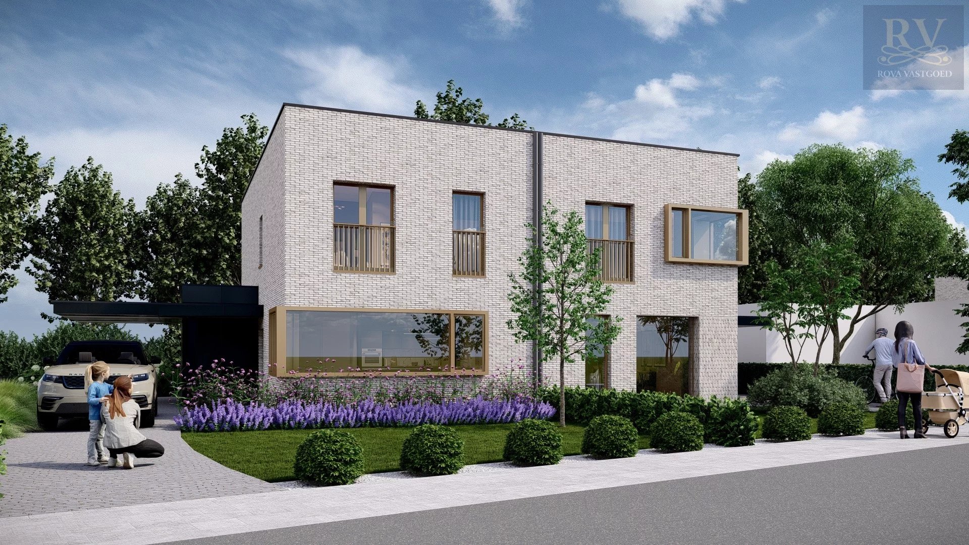 WOONPROJECT "MATS": EXCLUSIEF PROJECT VAN VIER MODERNE ENERGIEZUINIGE WONINGEN IN HASSELT