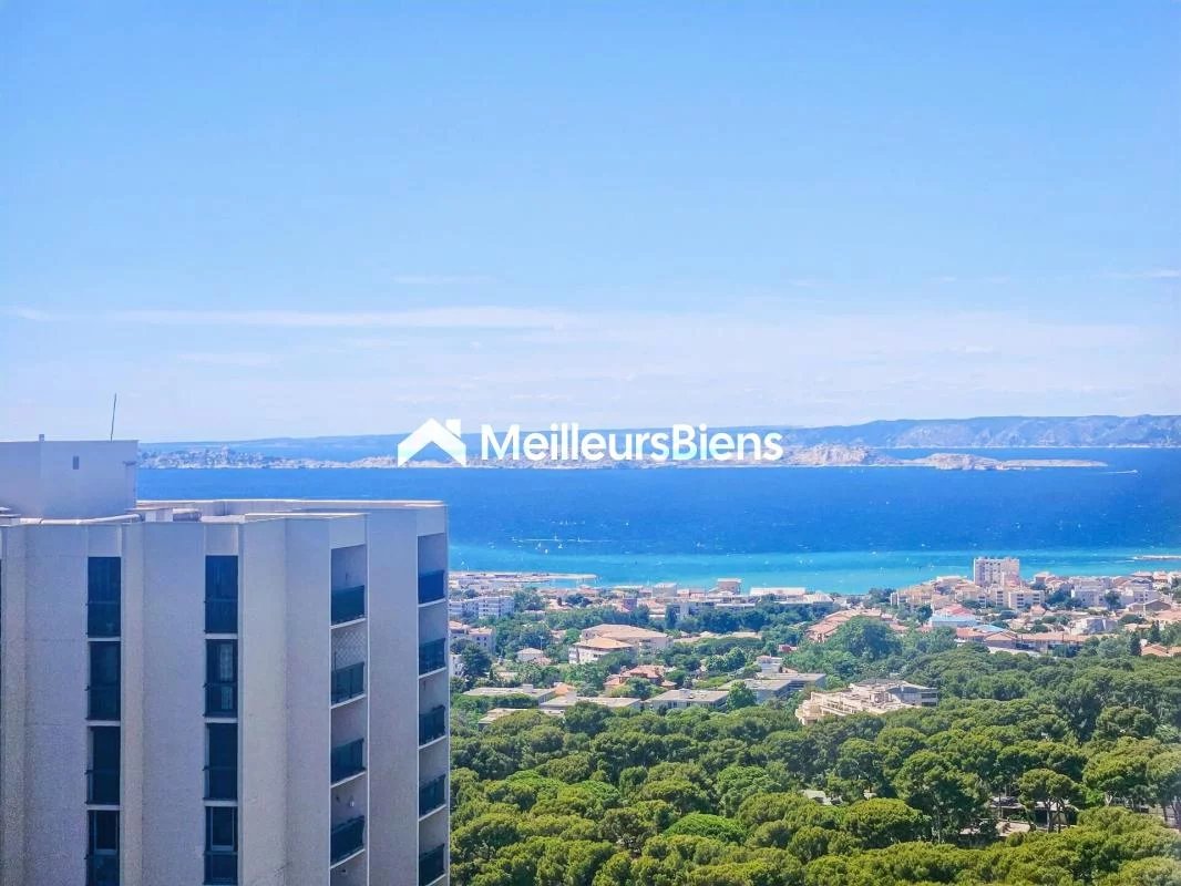 T3 de 78 m² dernier étage, balcon et cave dans le 8e à Marseille