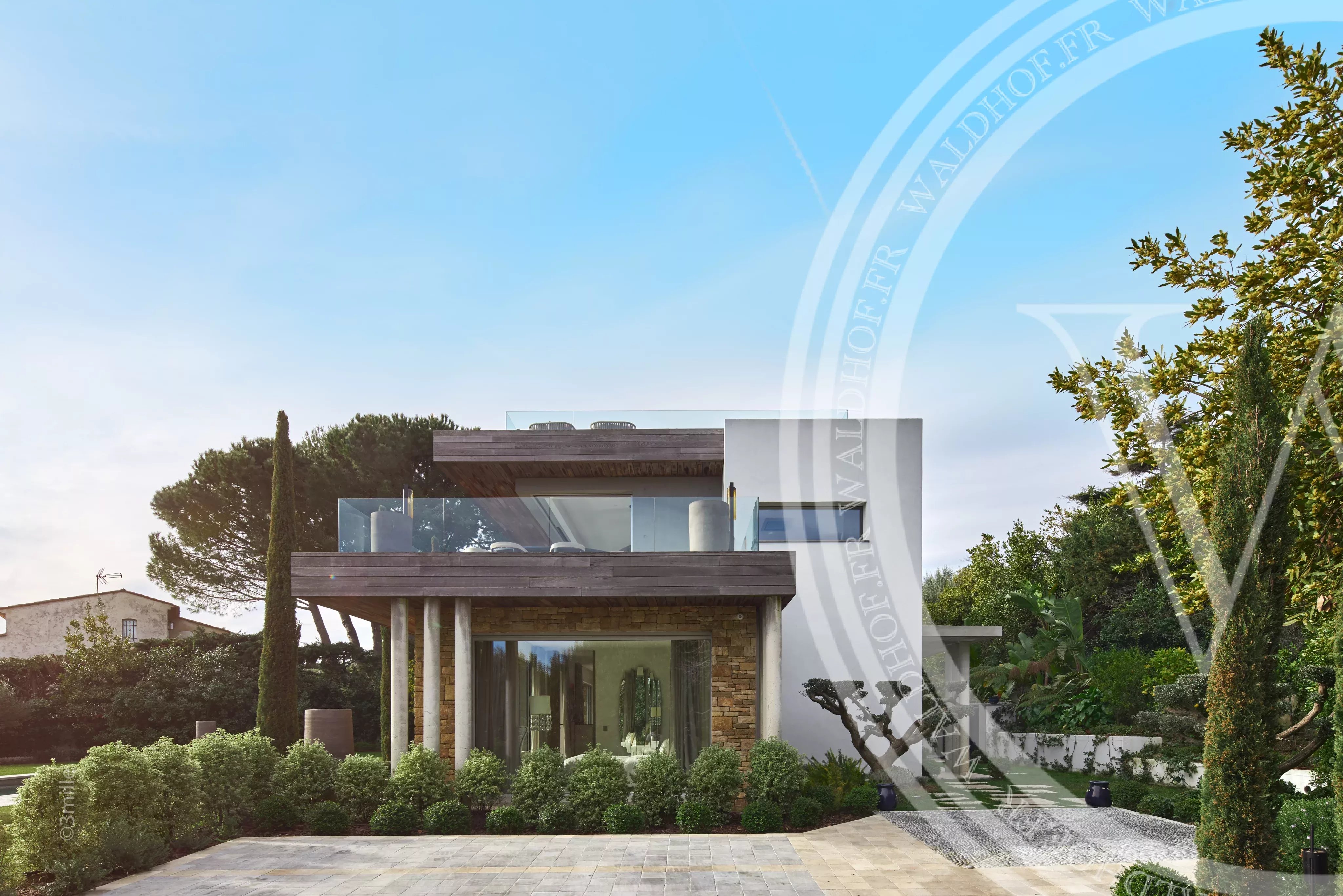 Villa Contemporaine Cap D'Antibes vue mer