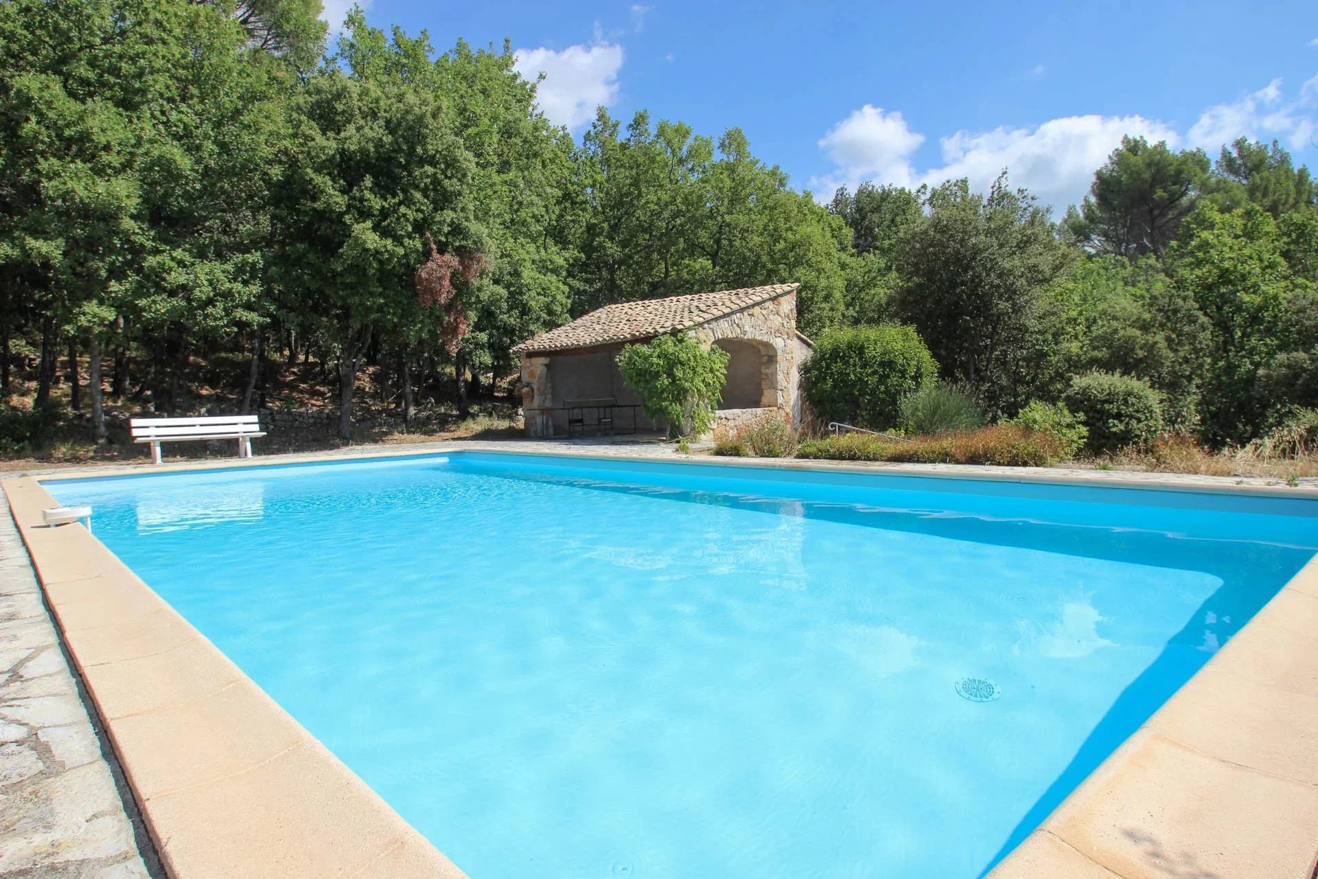 Provencal house with pool and view - Bargemon