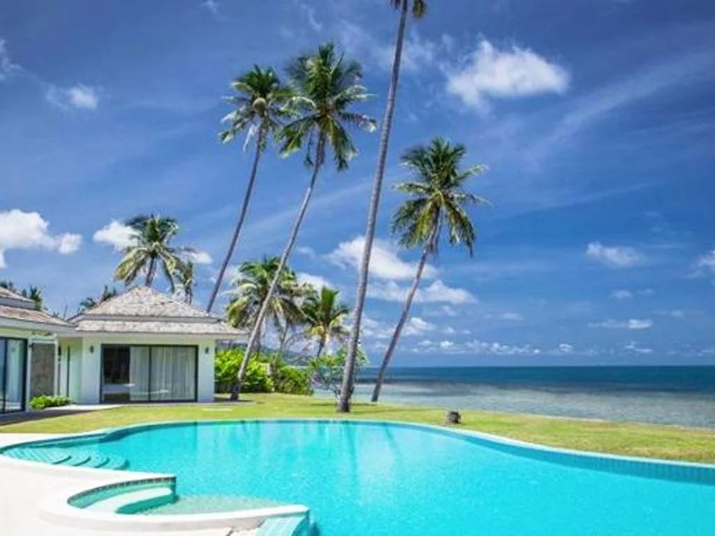 Très belle villa de luxe située en bord de mer à Ko Samui