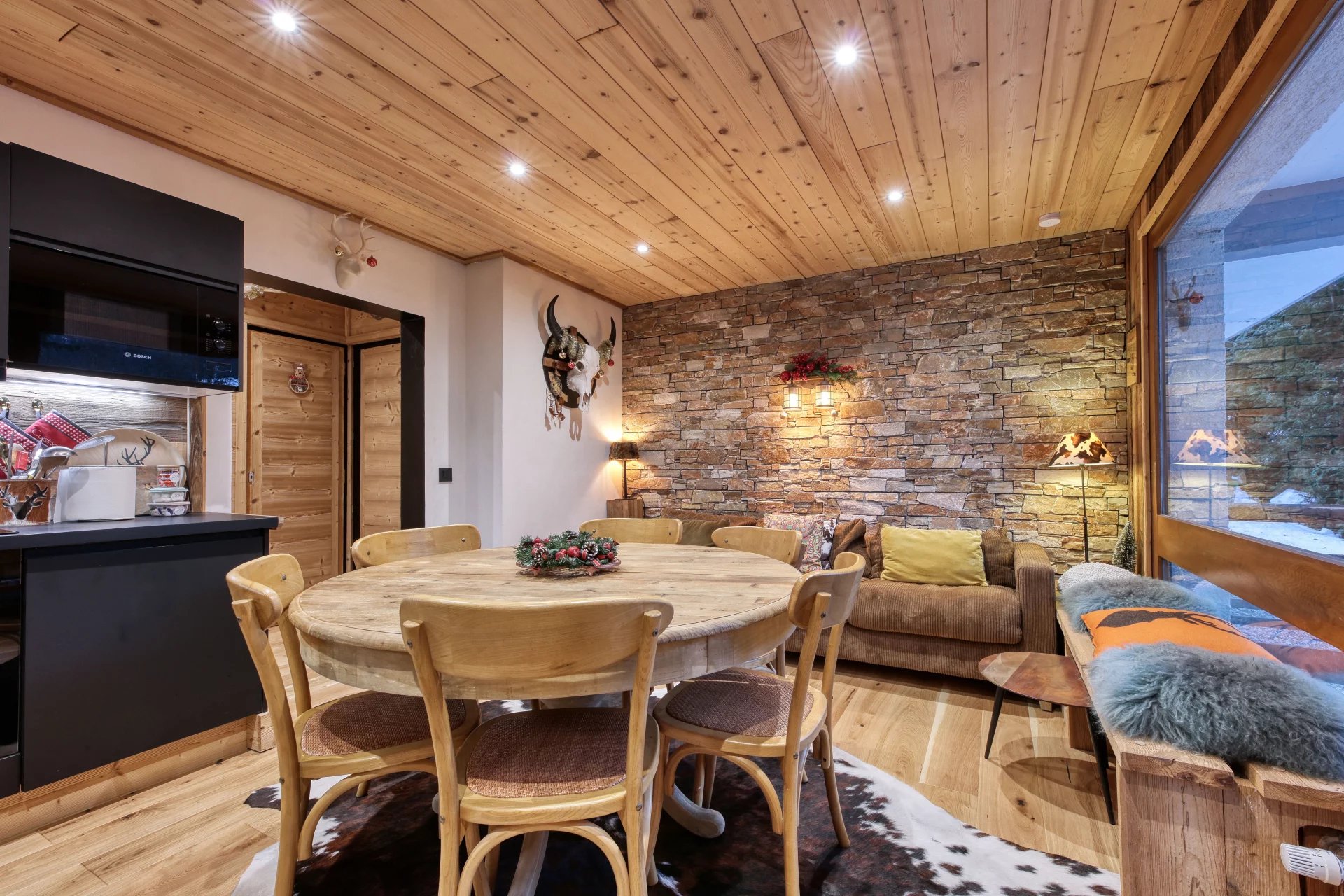 Renovated flat - Close to the centre of Megève & in a quiet location