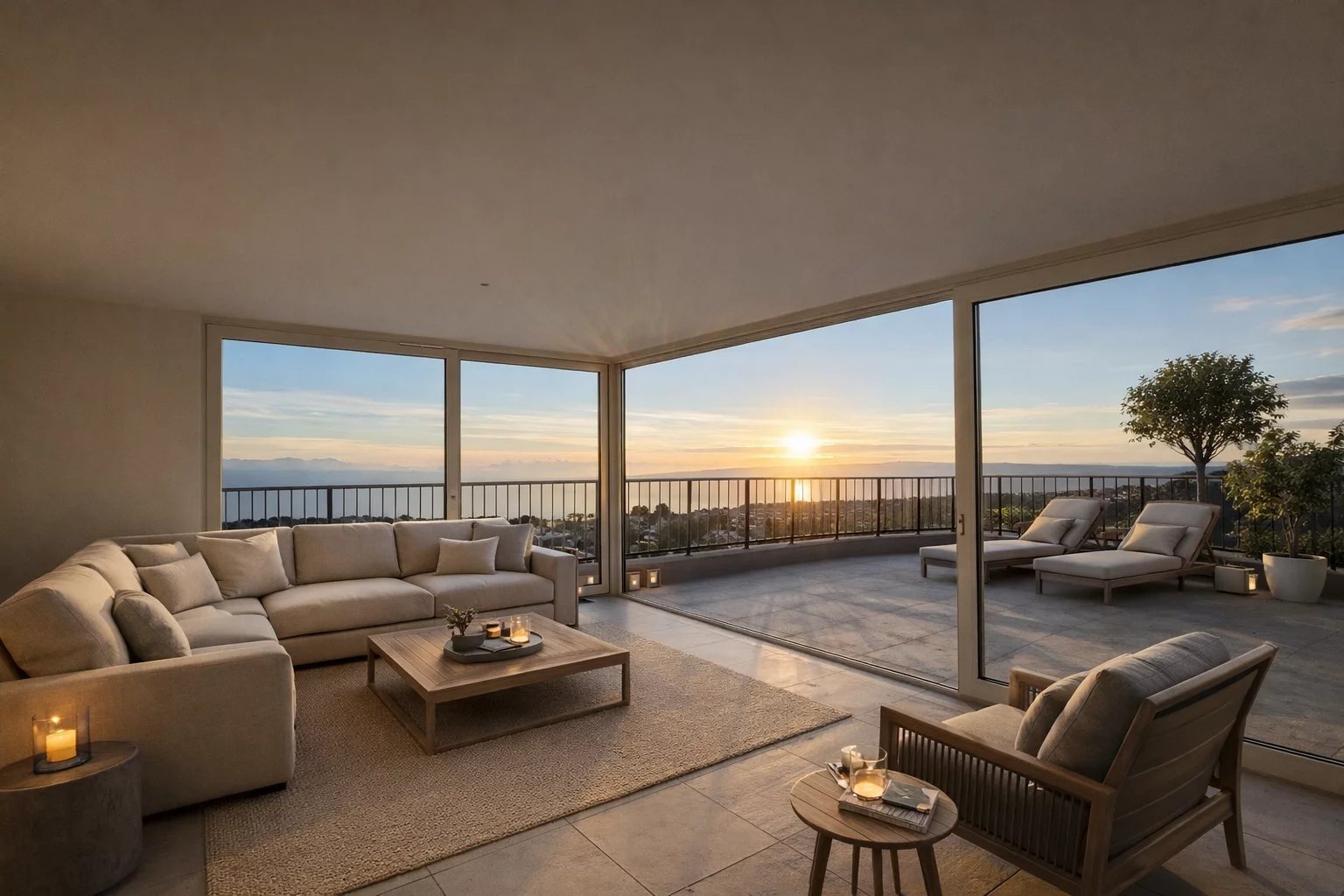 Lutry/Conversion : villa neuve de 6,5 pièces avec vue lac