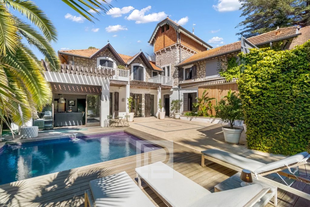 Villa for sale in Cannes — Artist's Historic Legacy Villa in Cannes | Baroque Chic Family Estate