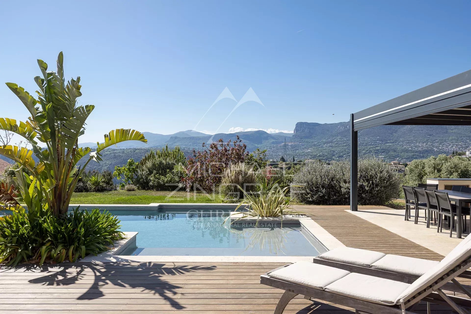 Nice - Crémat -  Villa contemporaine avec vue panoramique