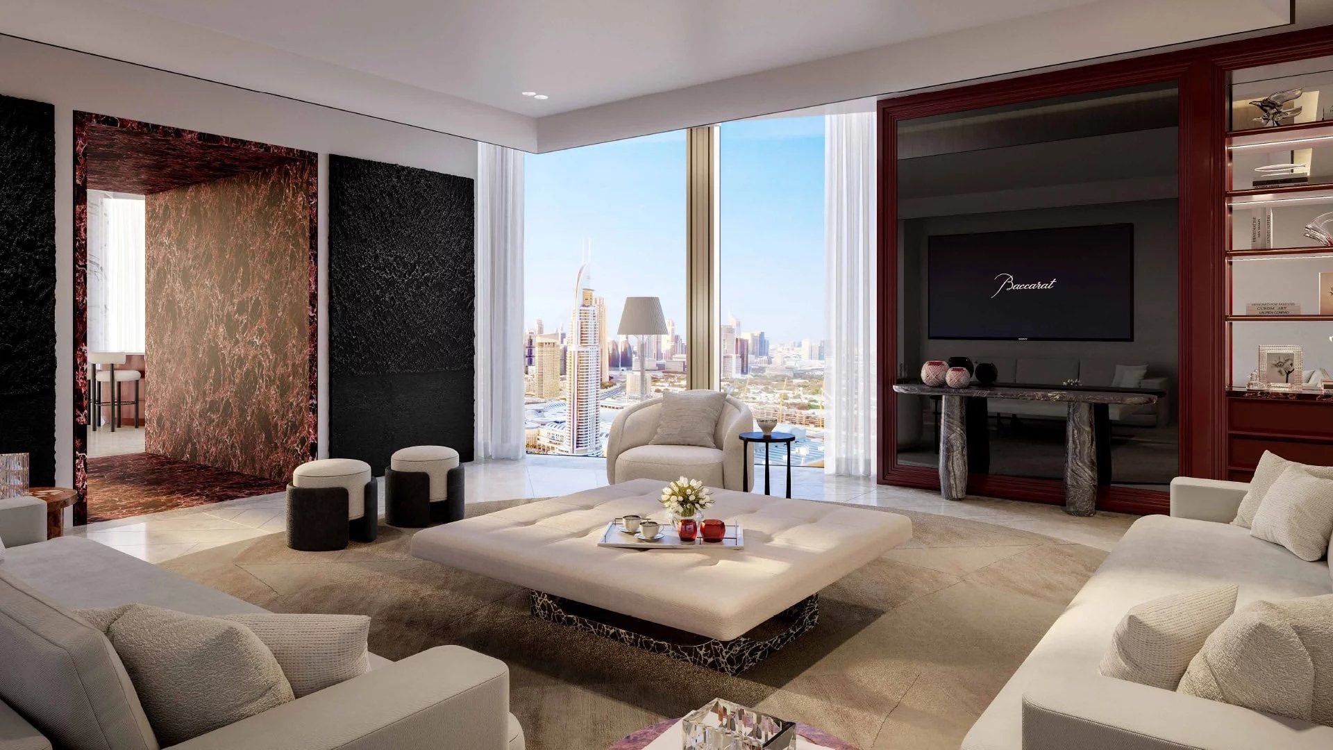 Luxury 3 Bedroom Apartment in Baccarat Hotel & Residences
