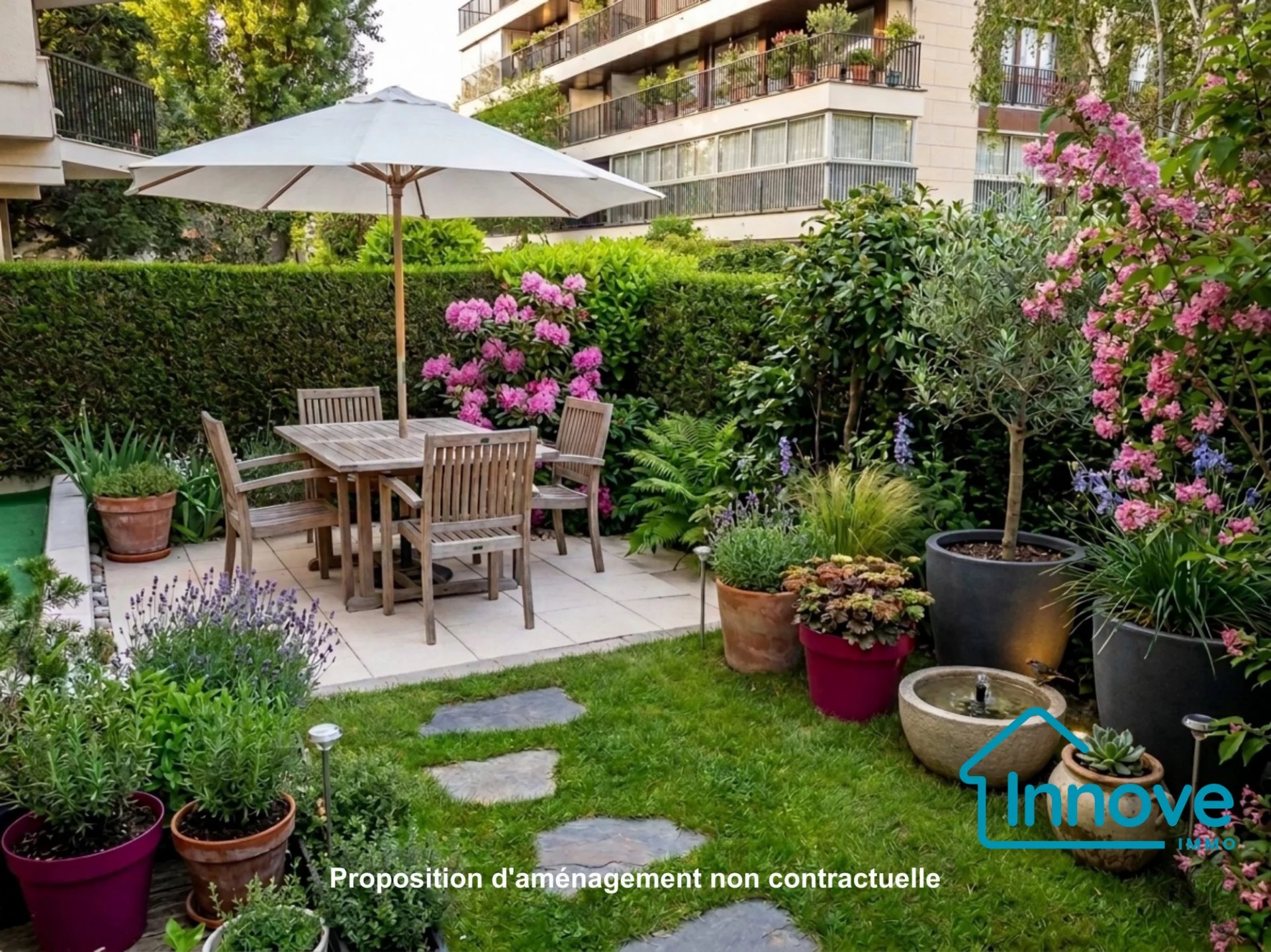 APPARTEMENT AVEC JARDIN - 3 PIECES - 65 m² - LE CHESNAY-ROCQUEN