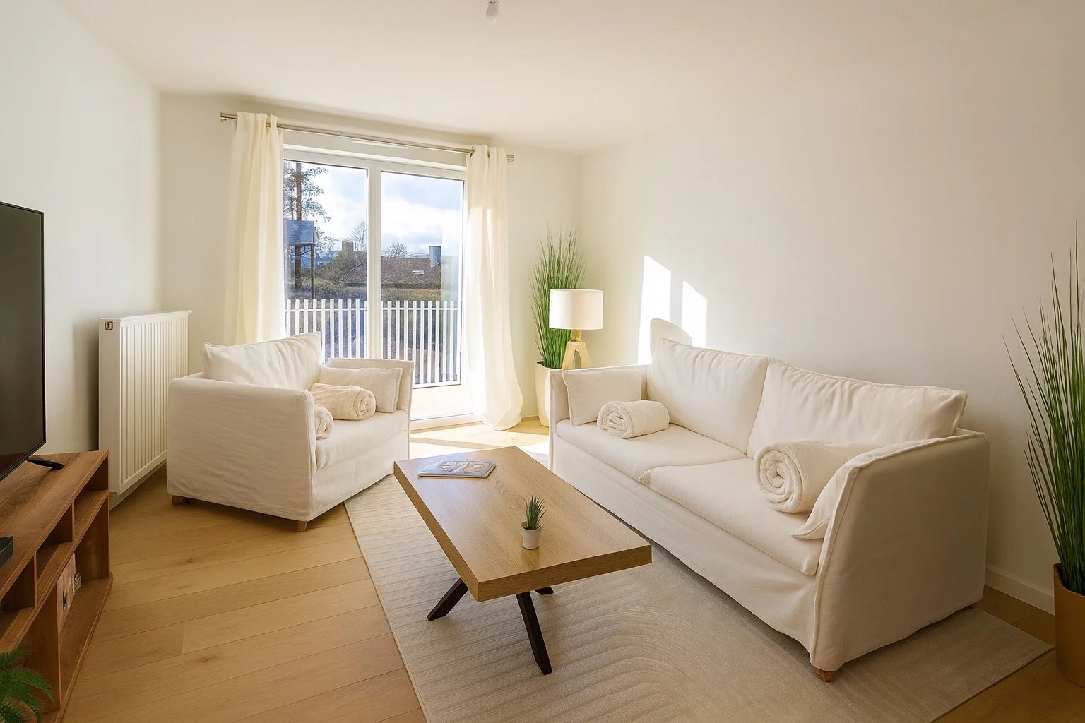 Ferney-Voltaire — Appartement T4 —  3 chambres, deux balcons, garage boxé & cave — Résidence « Le W » (2024)