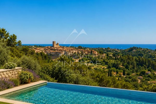 Saint-Paul-de-Vence - Premium villa with panoramic sea and village views — photo 2