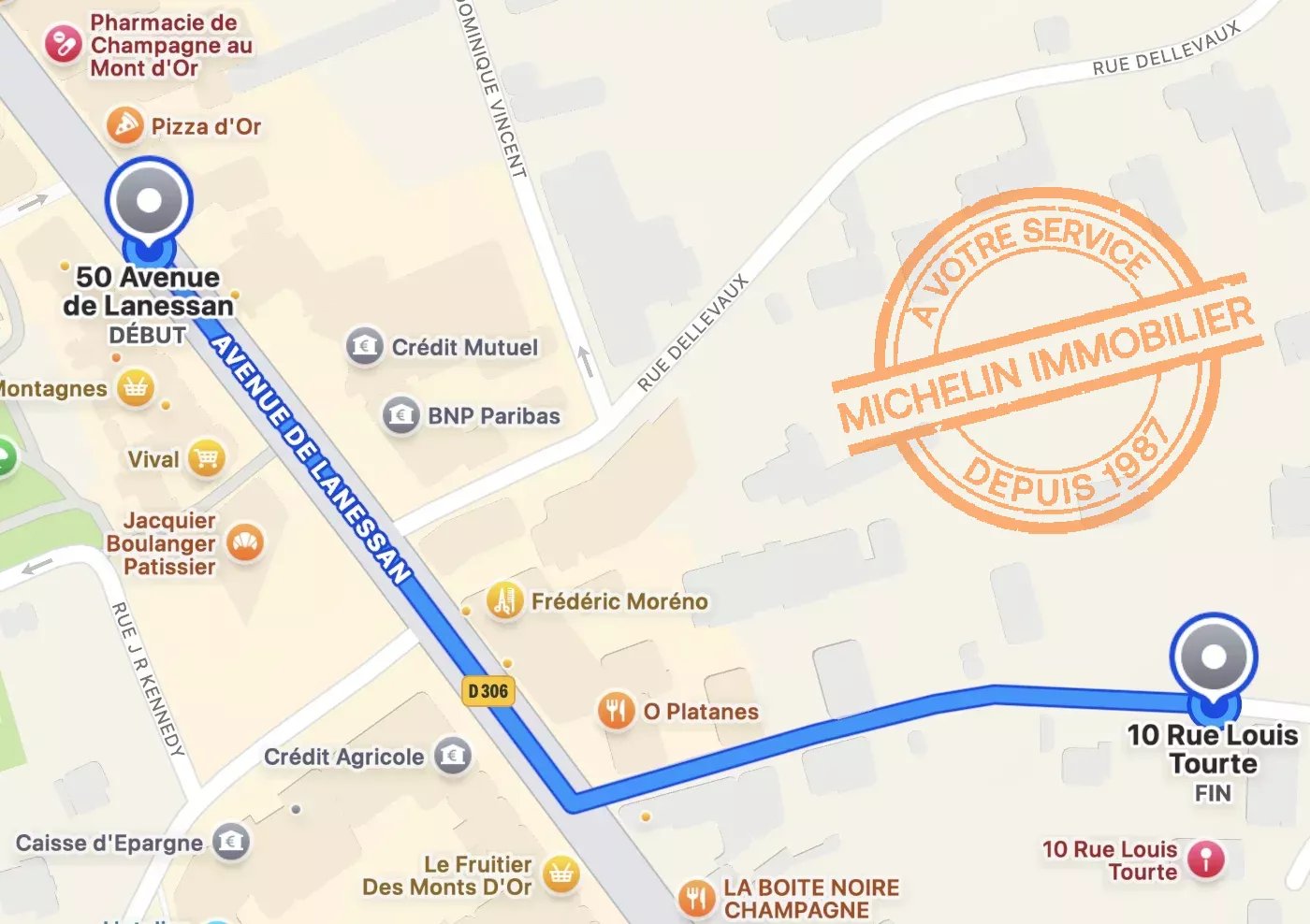 Vente Terrain constructible Champagne-au-Mont-d'Or
