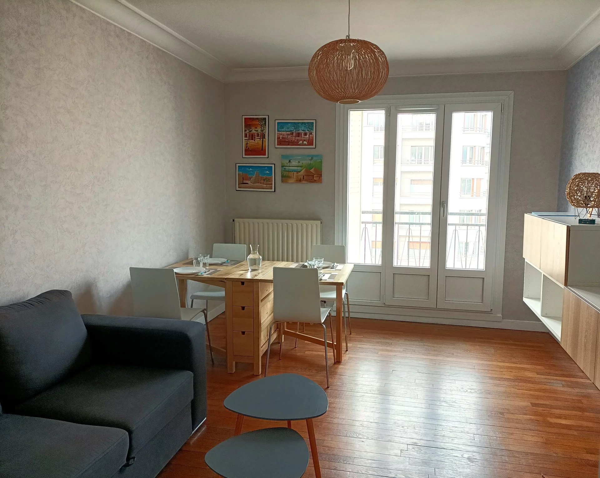 Appartement T3 meublé traversant de 68 m²