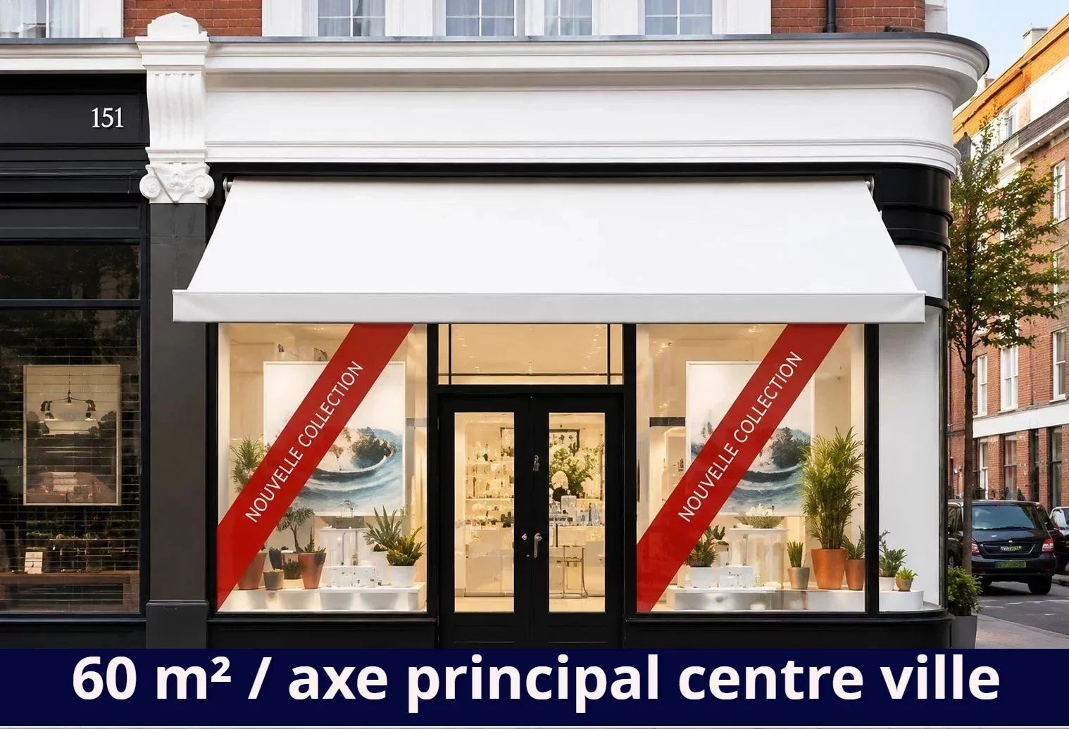 Local commercial en plein centre ville