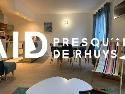 Au coeur de Sarzeau, apt DEUX PIECES CABINE meublé à louer à l'année
