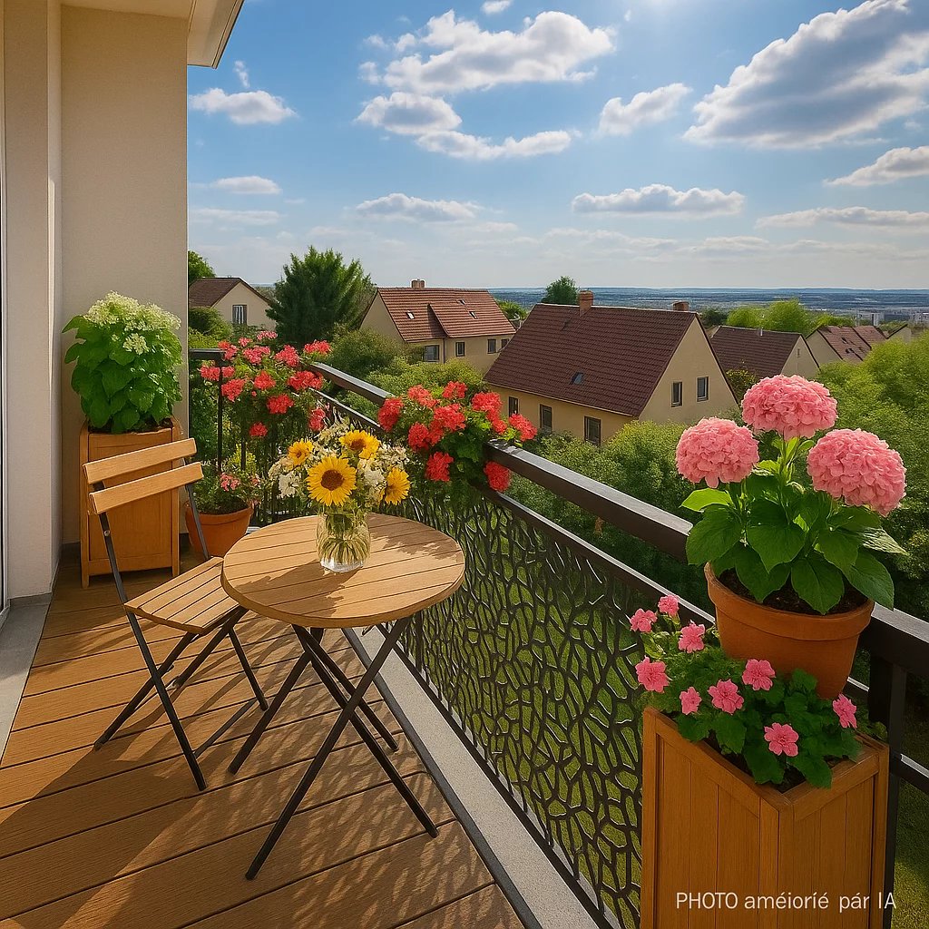 Appartement 61m2 2/3 chambres vues dégagées et arborées + parking