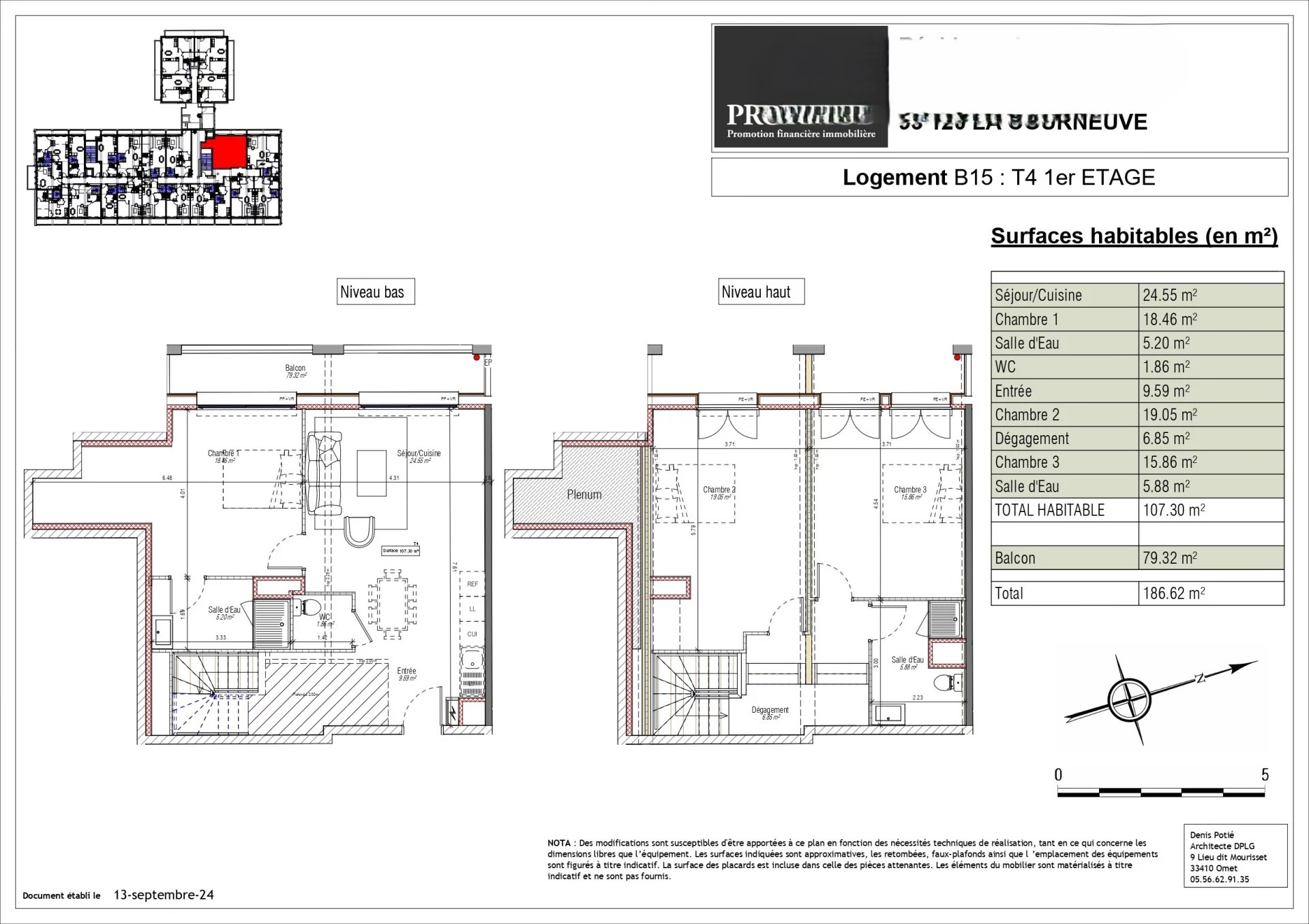 DUPLEX T4 70m² avec terrasse - CENTRE VILLE