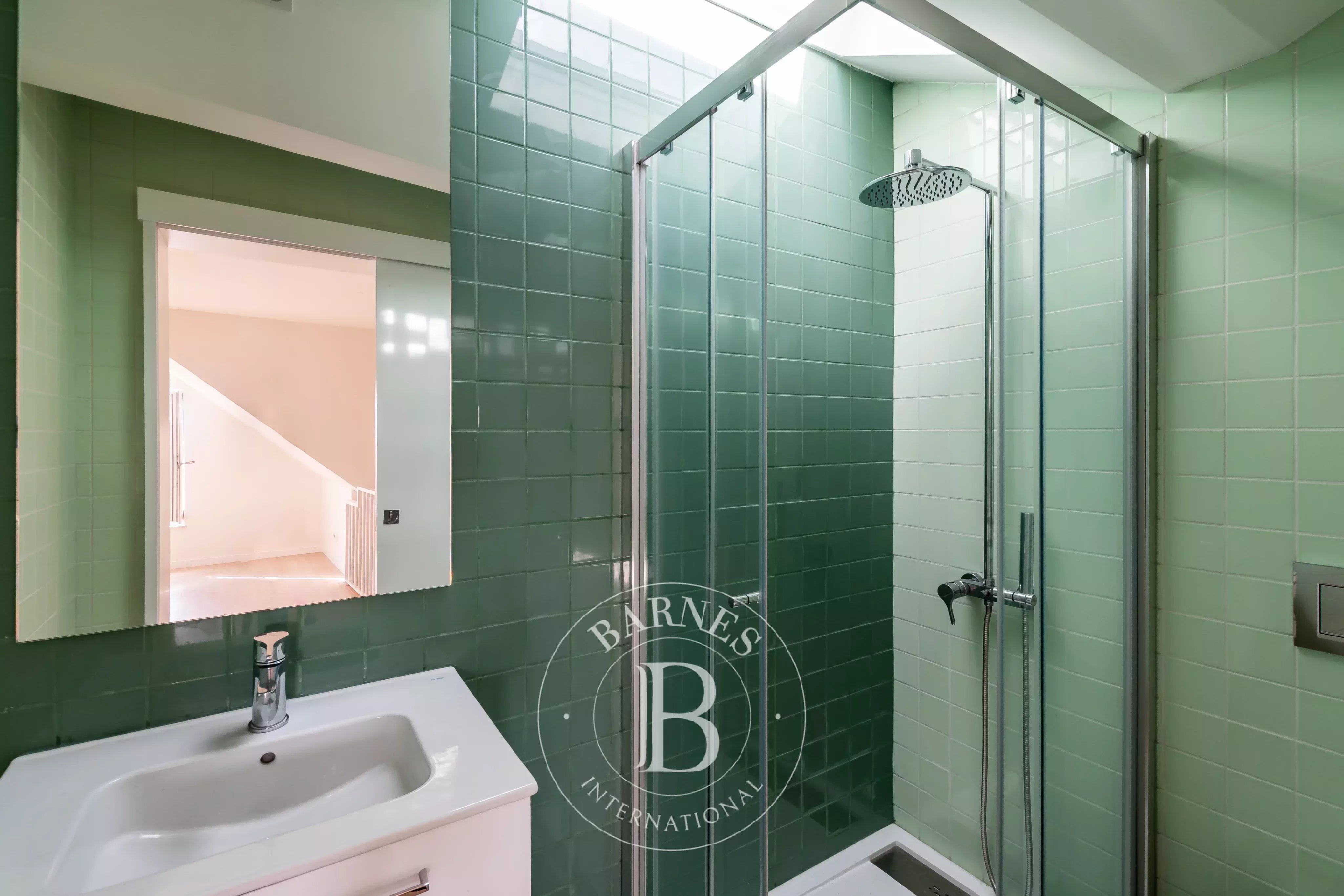 Vista rio num bairro histórico