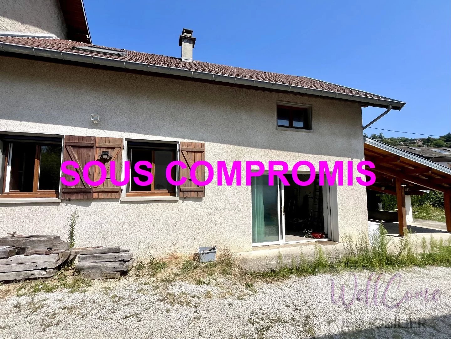 Aix Les Bains proche lac maison mitoyenne 4 pièces à rénover