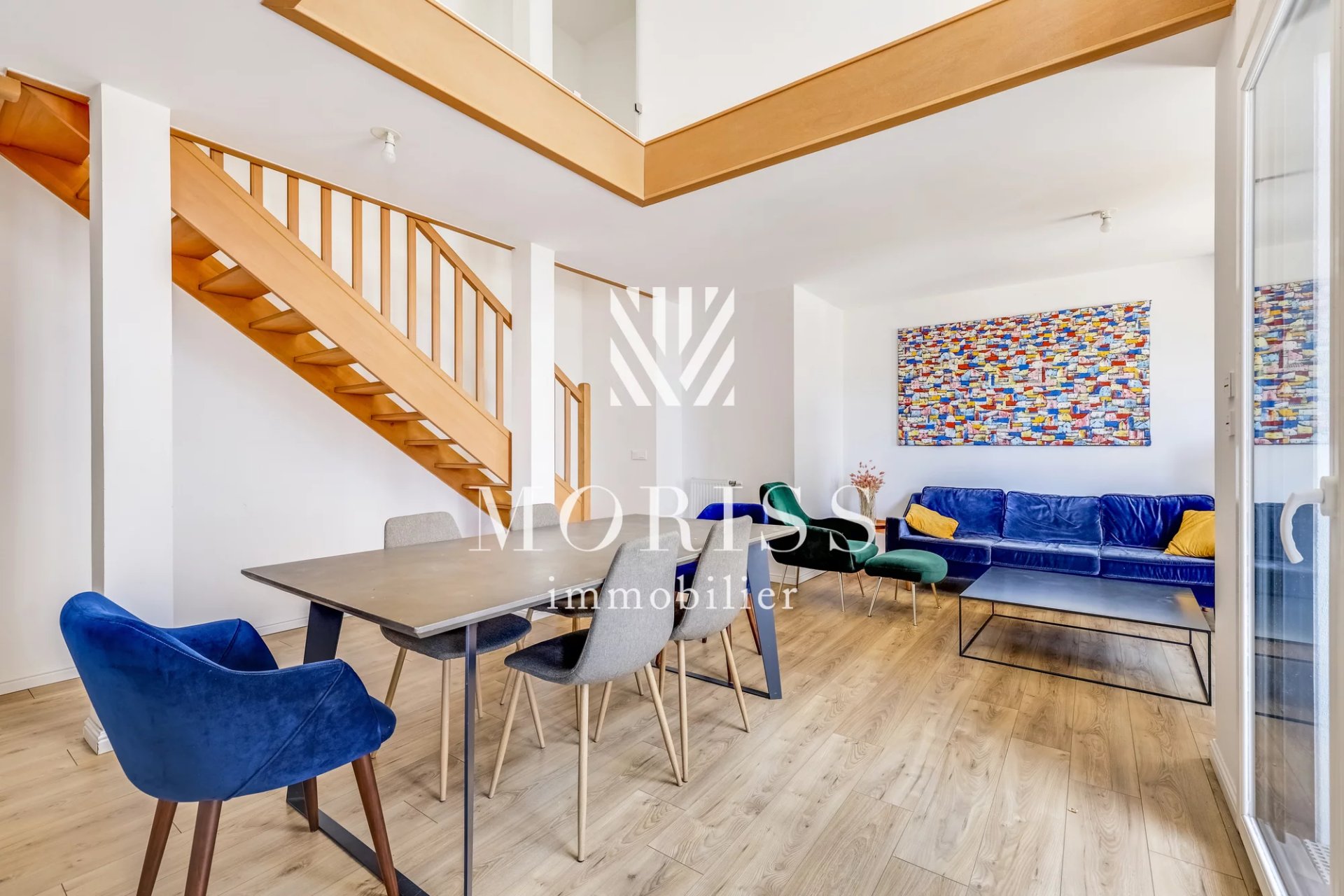 DUPLEX / PLEYEL / LUMINEUX / BALCON / PARKING - Image Array