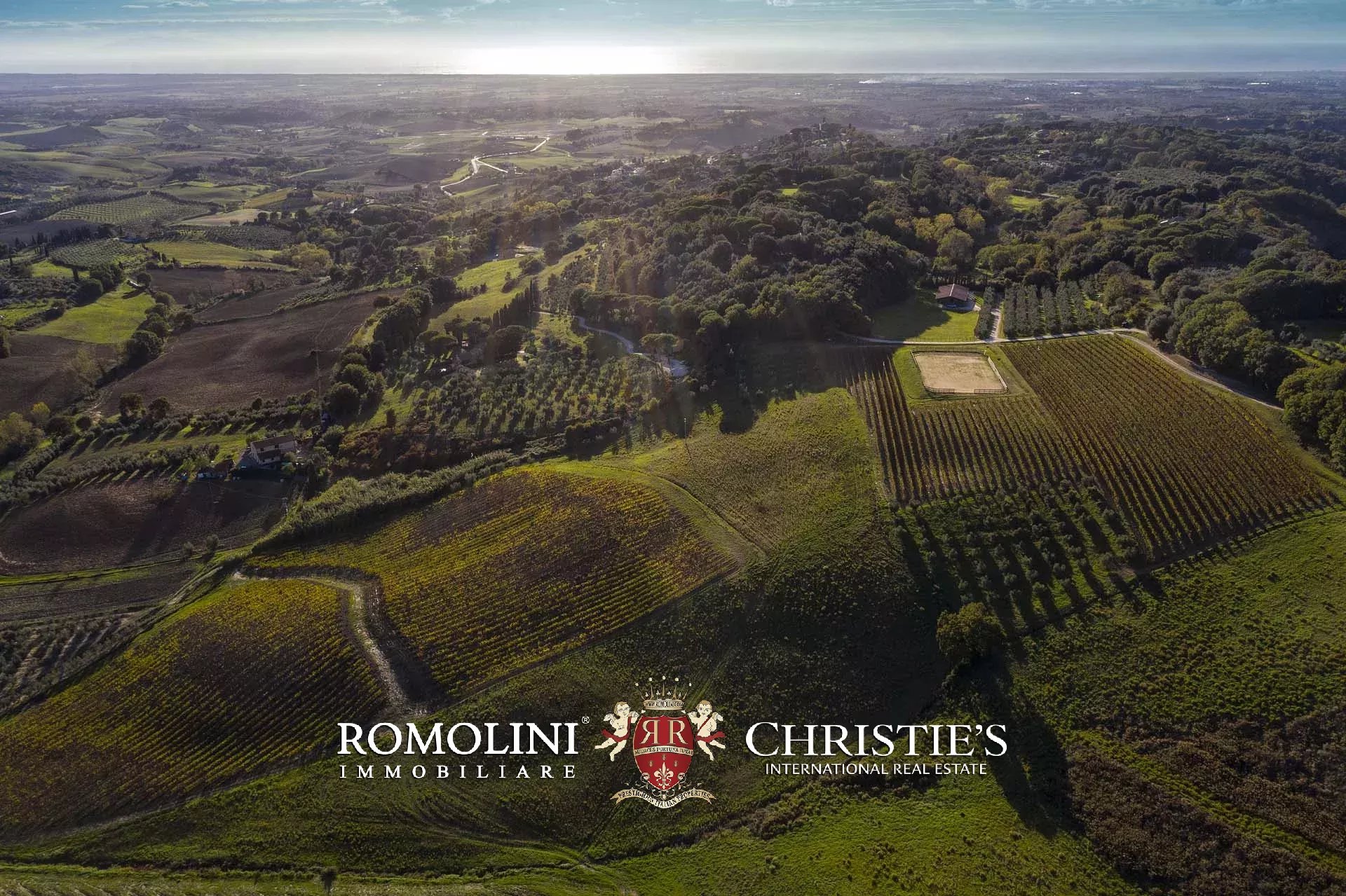 EQUESTRIAN SEA VIEW WINE ESTATE WITH VINEYARDS FOR SALE CLOSE TO BOLGHERI, TUSCANY