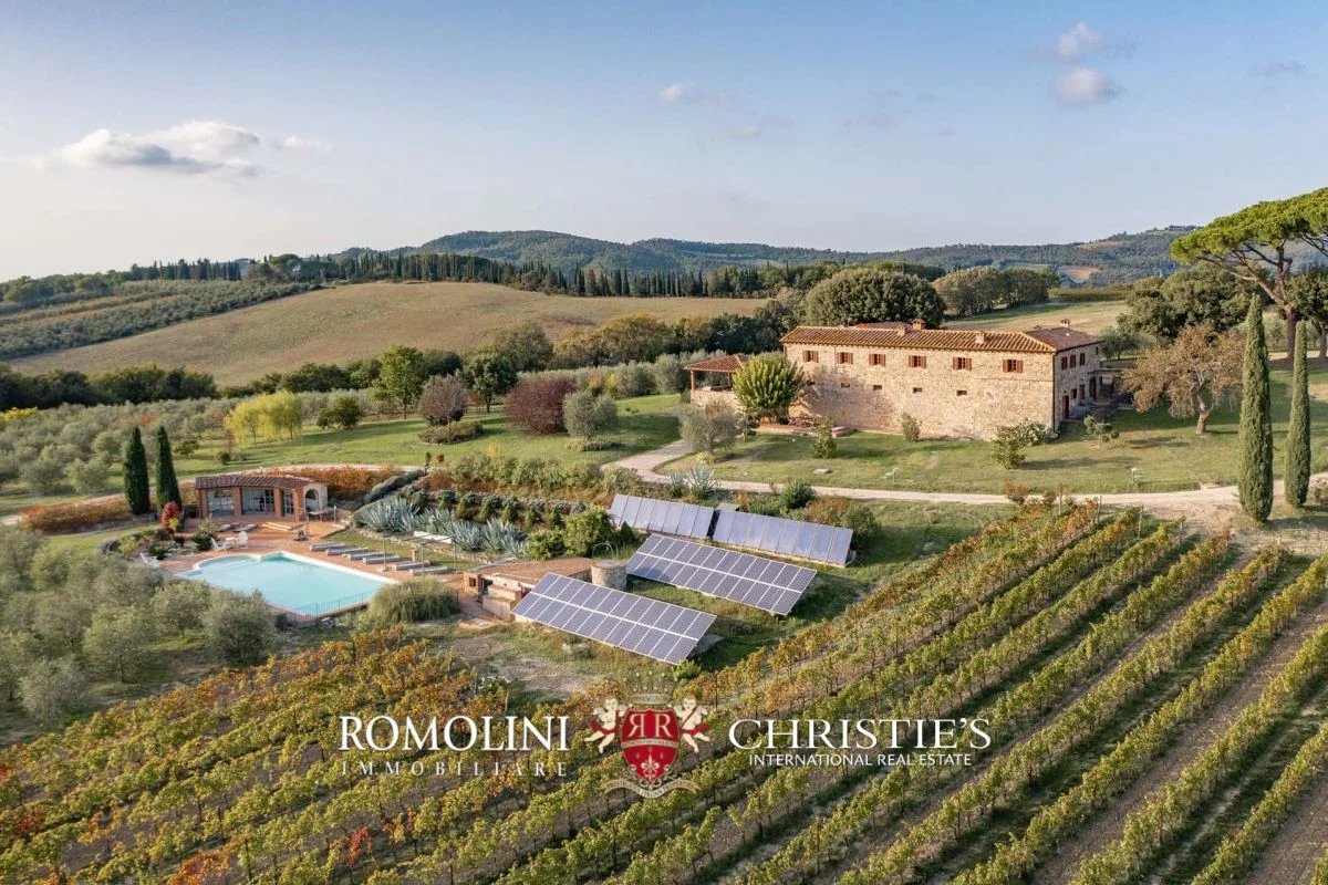 tuscany - state-of-the-art 125-ha organic winery for sale in volterra image13