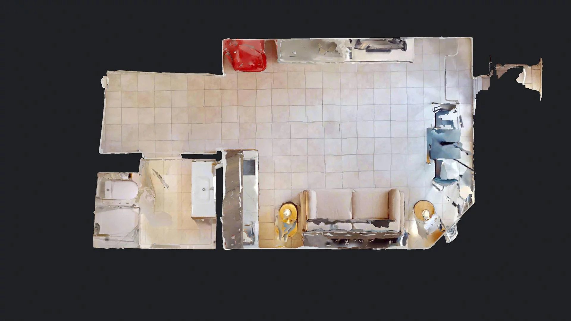 GIOTTO - Magnifico monolocale con balcone vista mare e garage nel centro di Mentone