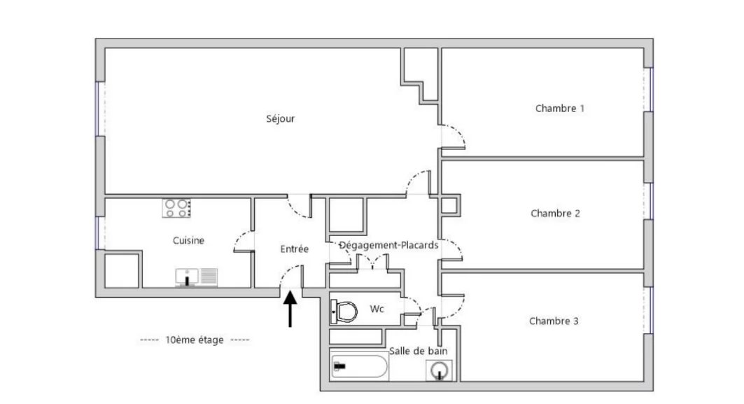 Achat Appartement T4 à Montrouge (92120) - 66.55m²