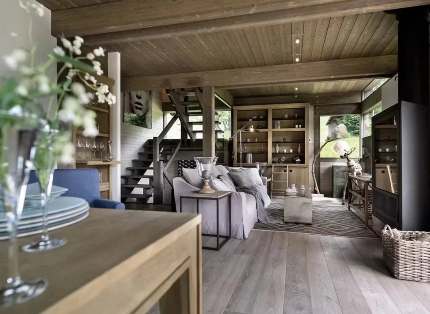 Demi-Quartier - Architect-designed chalet - Ski in & out