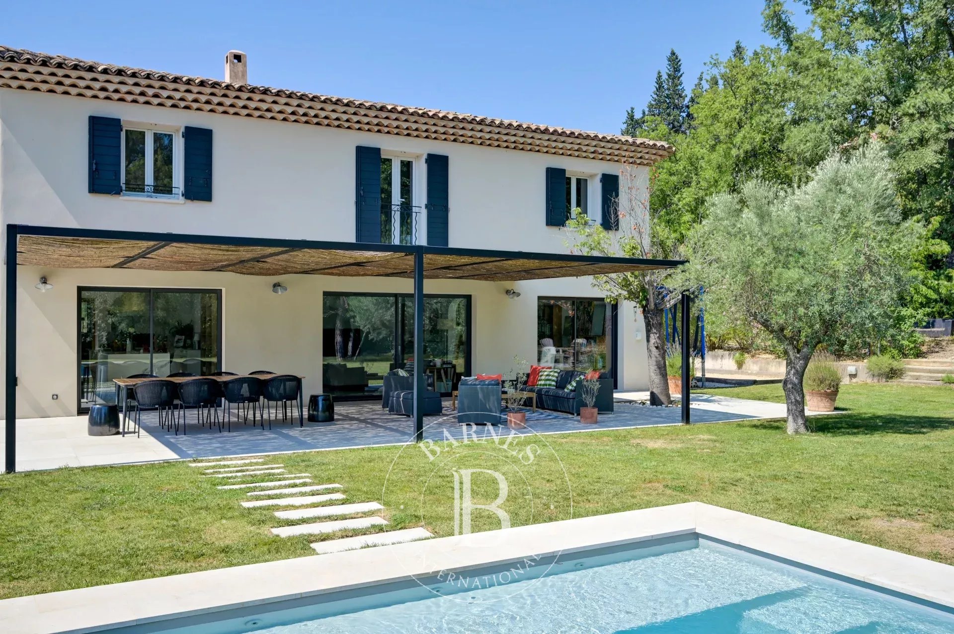Aix-en-Provence – Renovated Bastide with 5 Bedrooms, Tennis Court, Pool & Garden