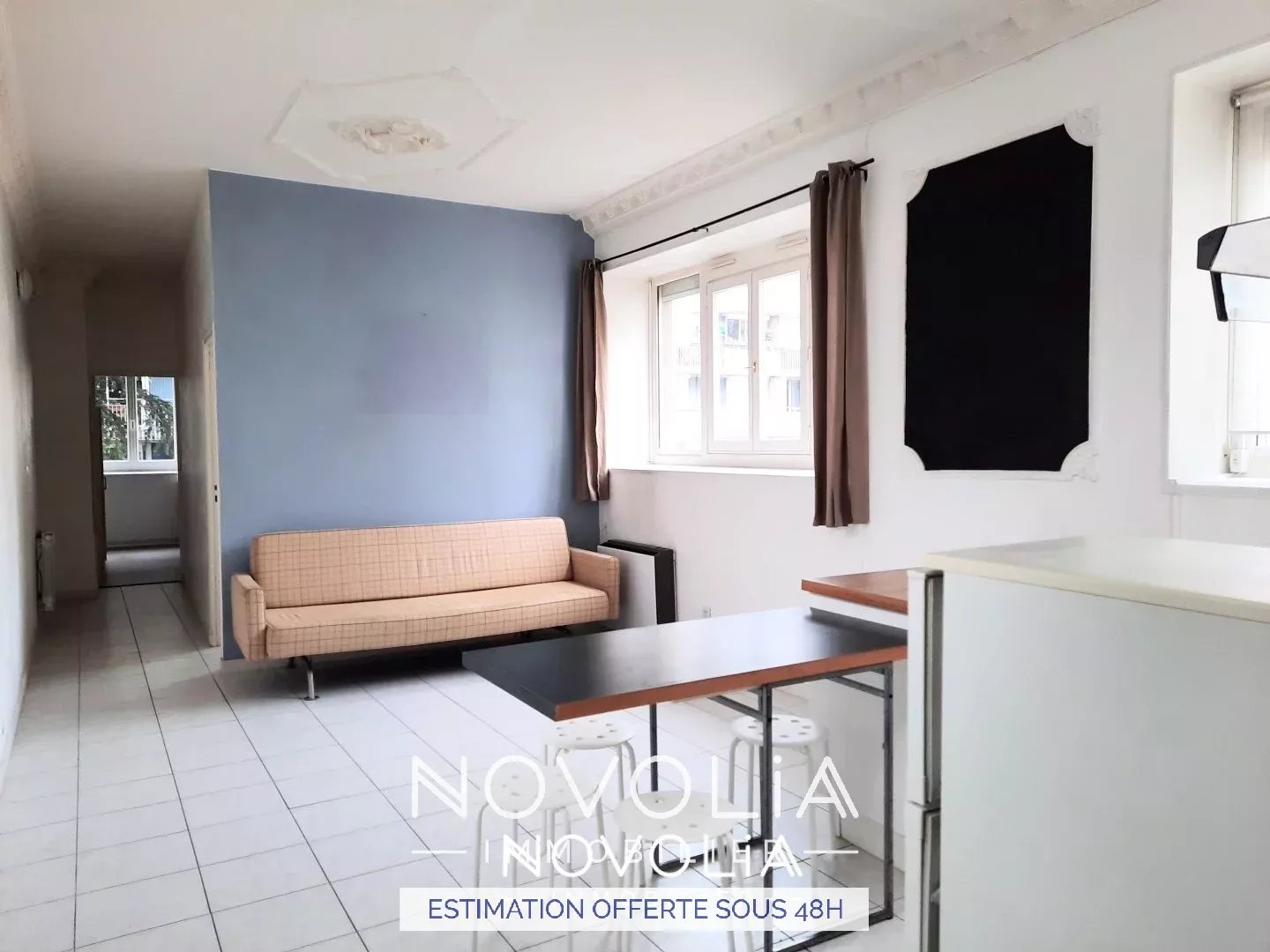 Achat Appartement Surface de 56.63 m/ Total carrez : 56 m, 3 pices, Villeurbanne (69100)